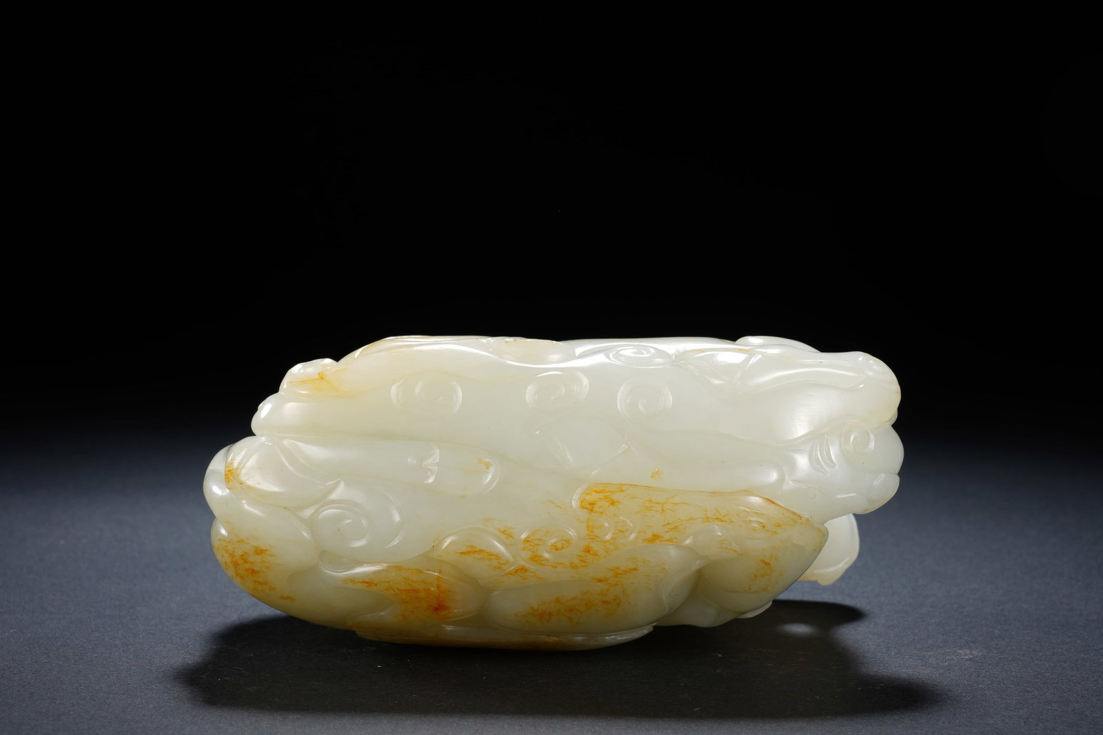 Jade Carved Ram Shape Figure - 12
