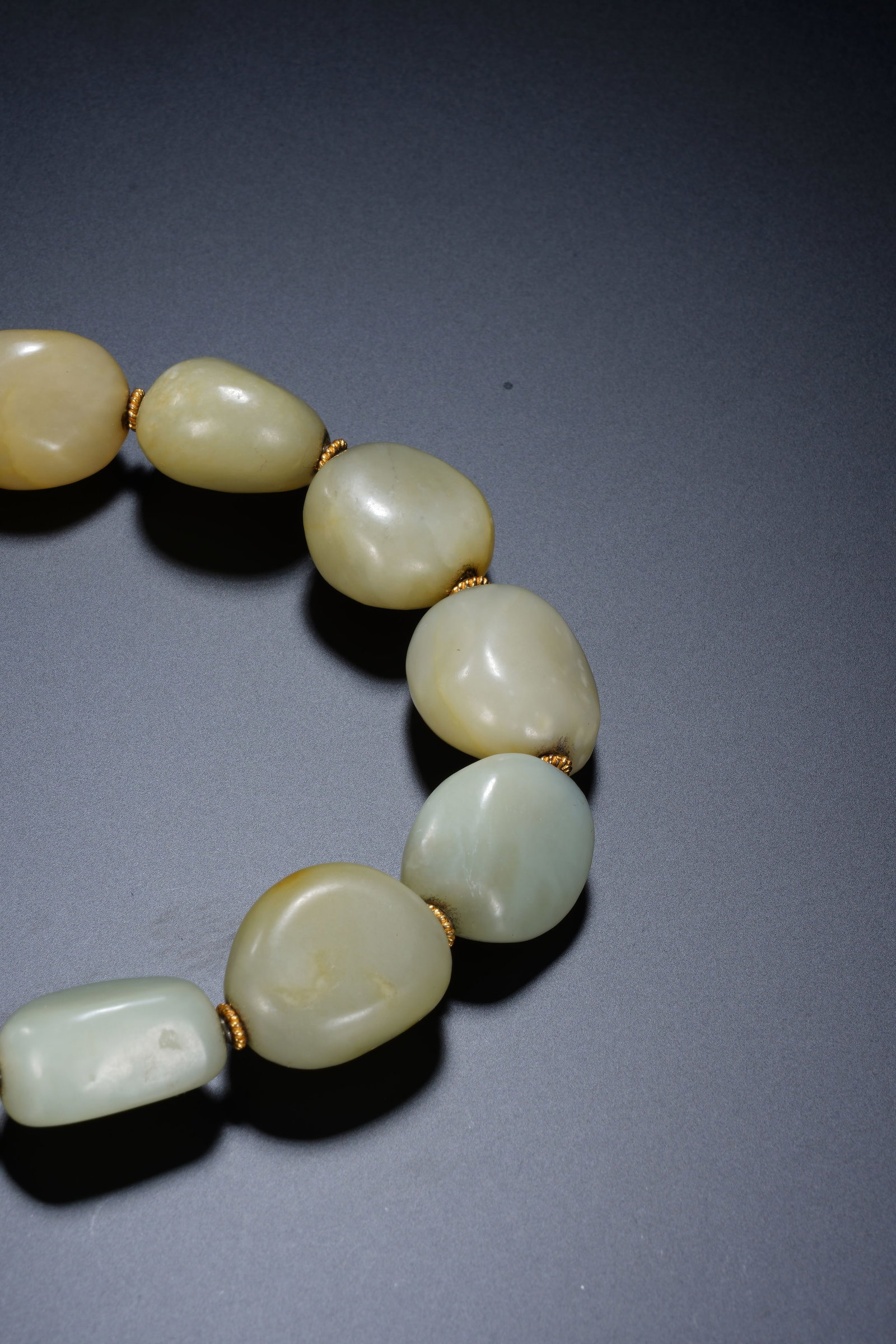 Jade Stone Bead Bracelet - 3
