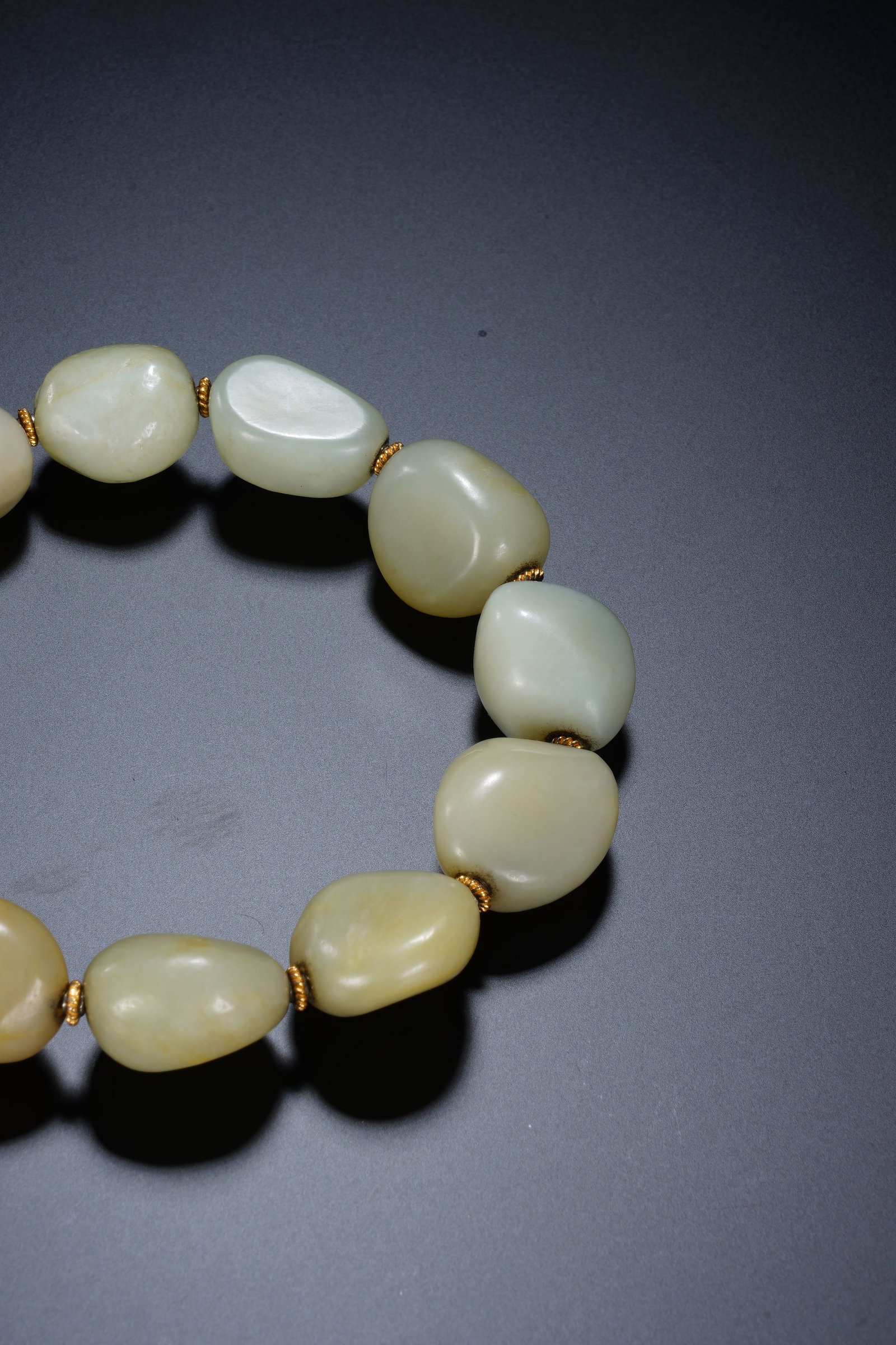 Jade Stone Bead Bracelet - 6