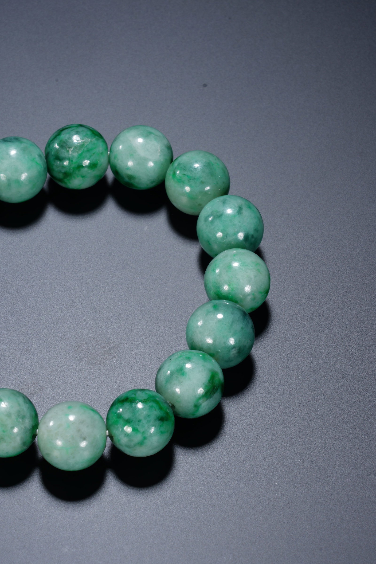 Jadeite Bead Bracelet - 3