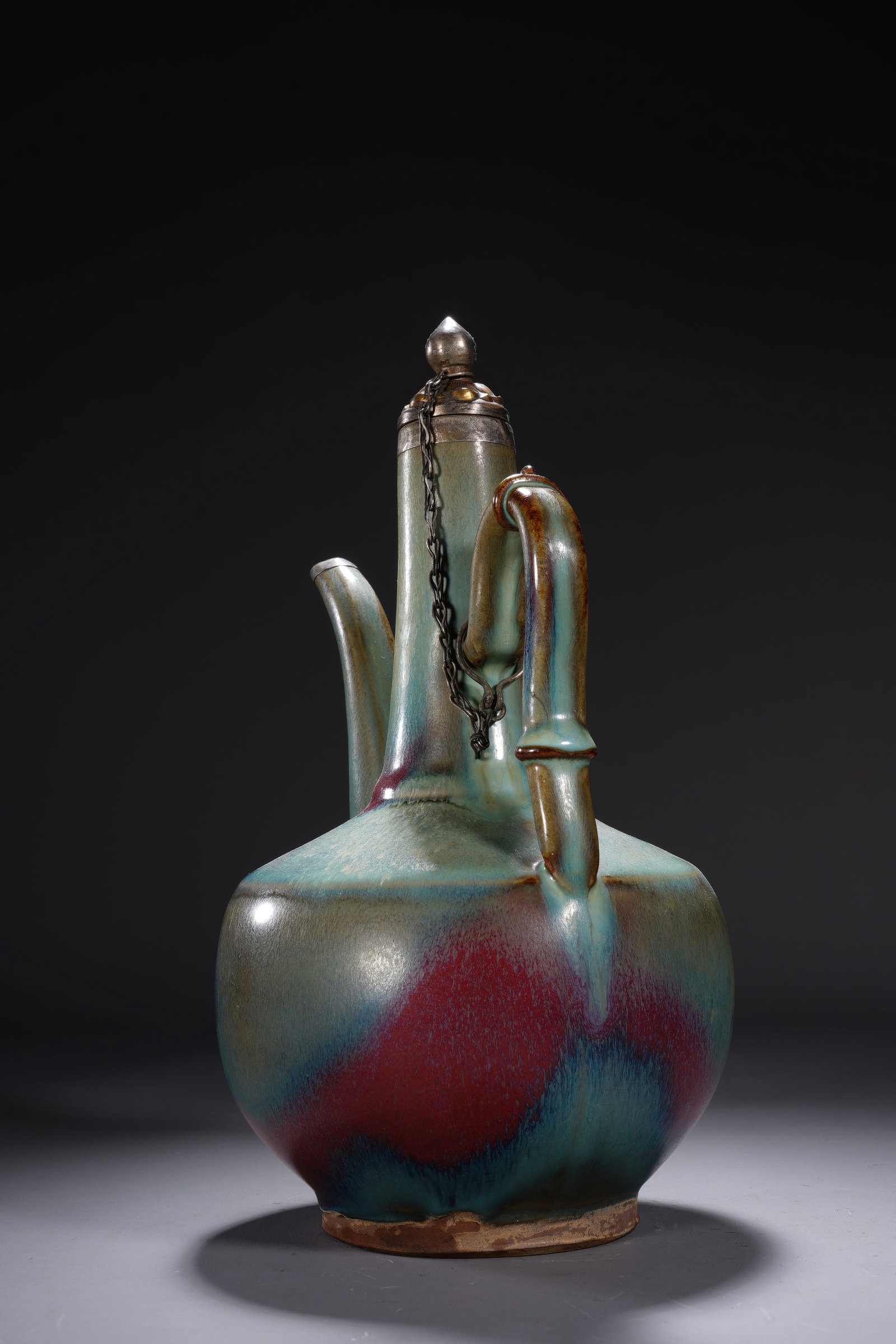 Jun Ware Porcelain Pot - 5