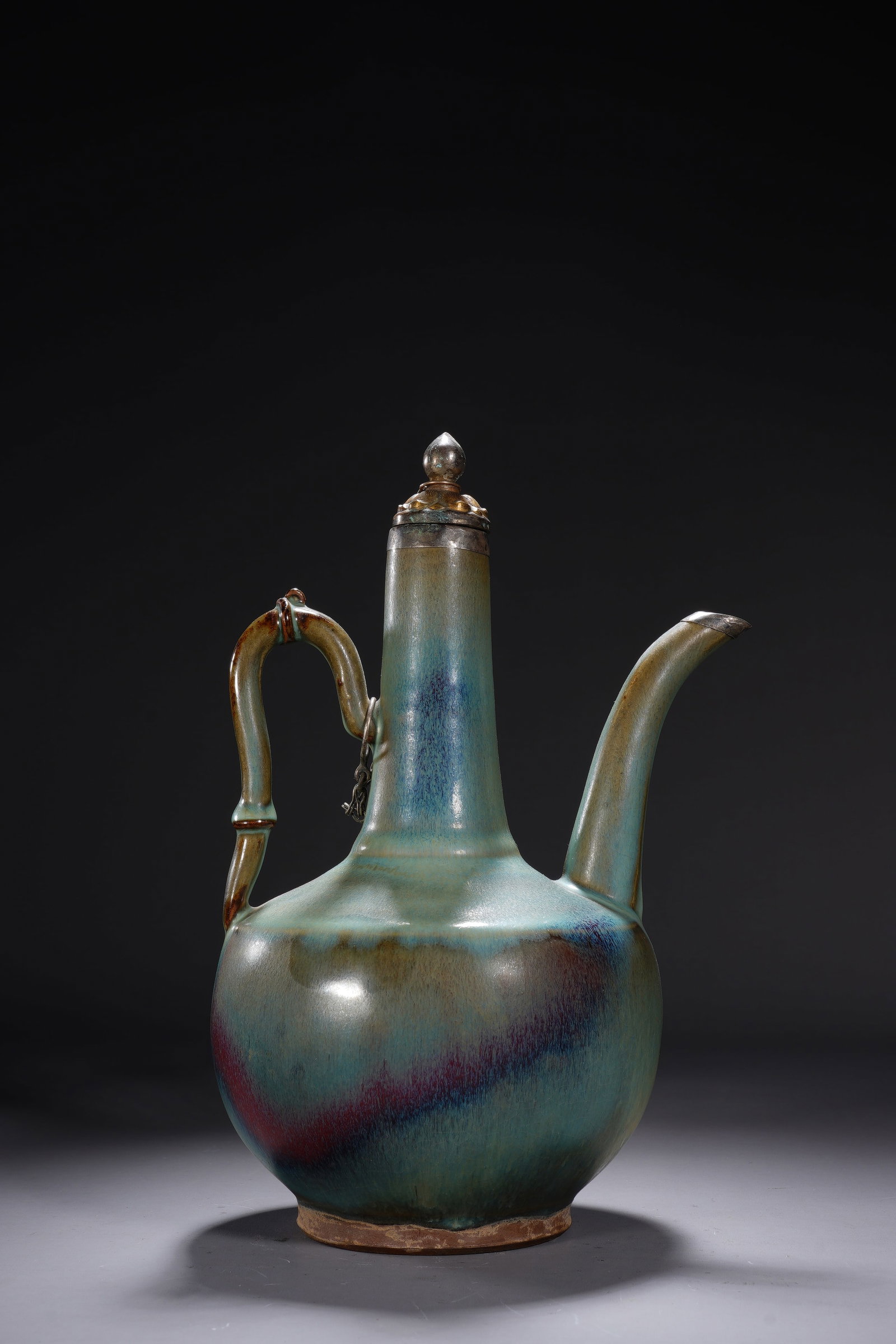 Jun Ware Porcelain Pot - 6