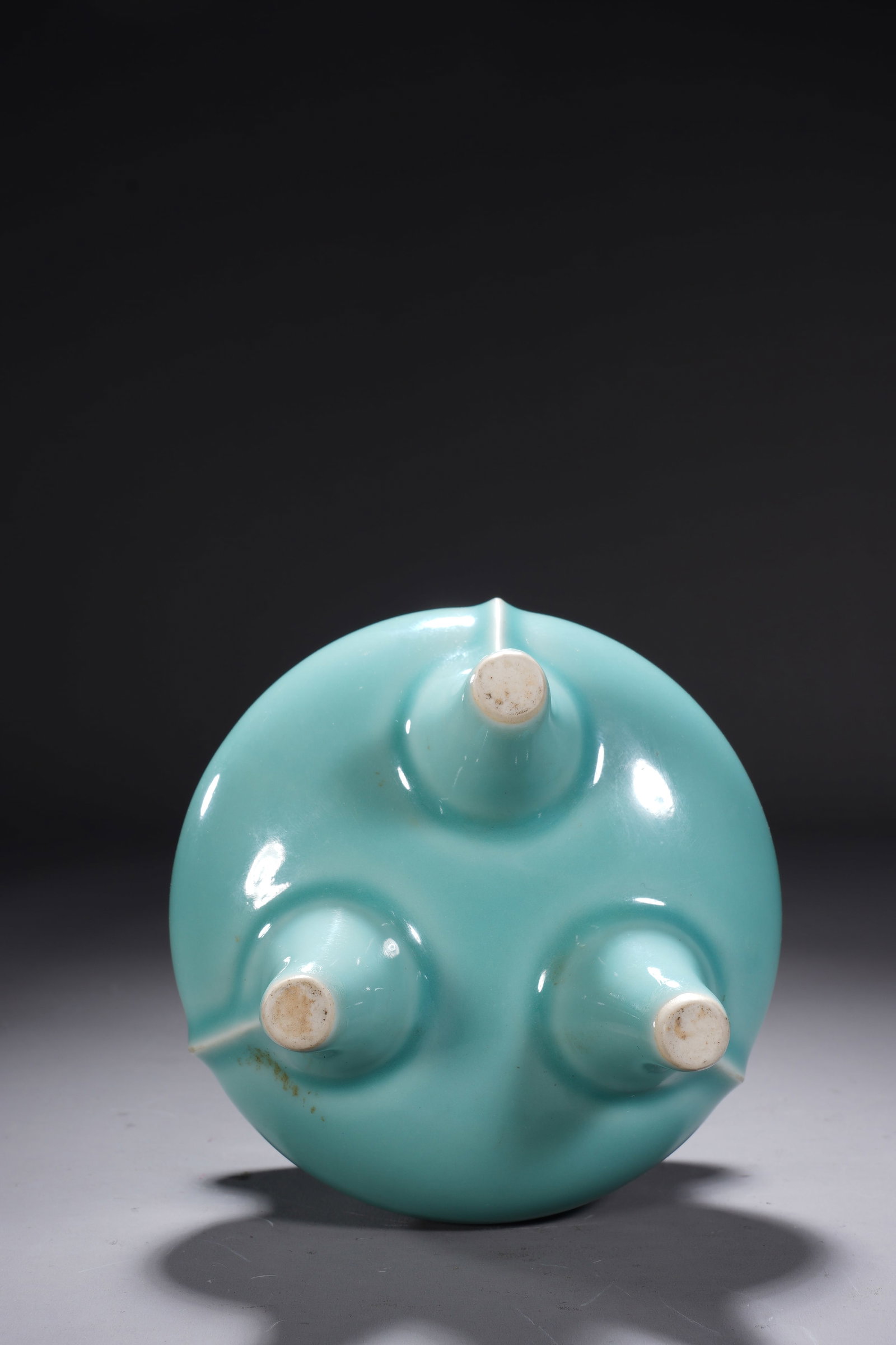 Light Grey Glazed Porcelain Incense Burner - 8