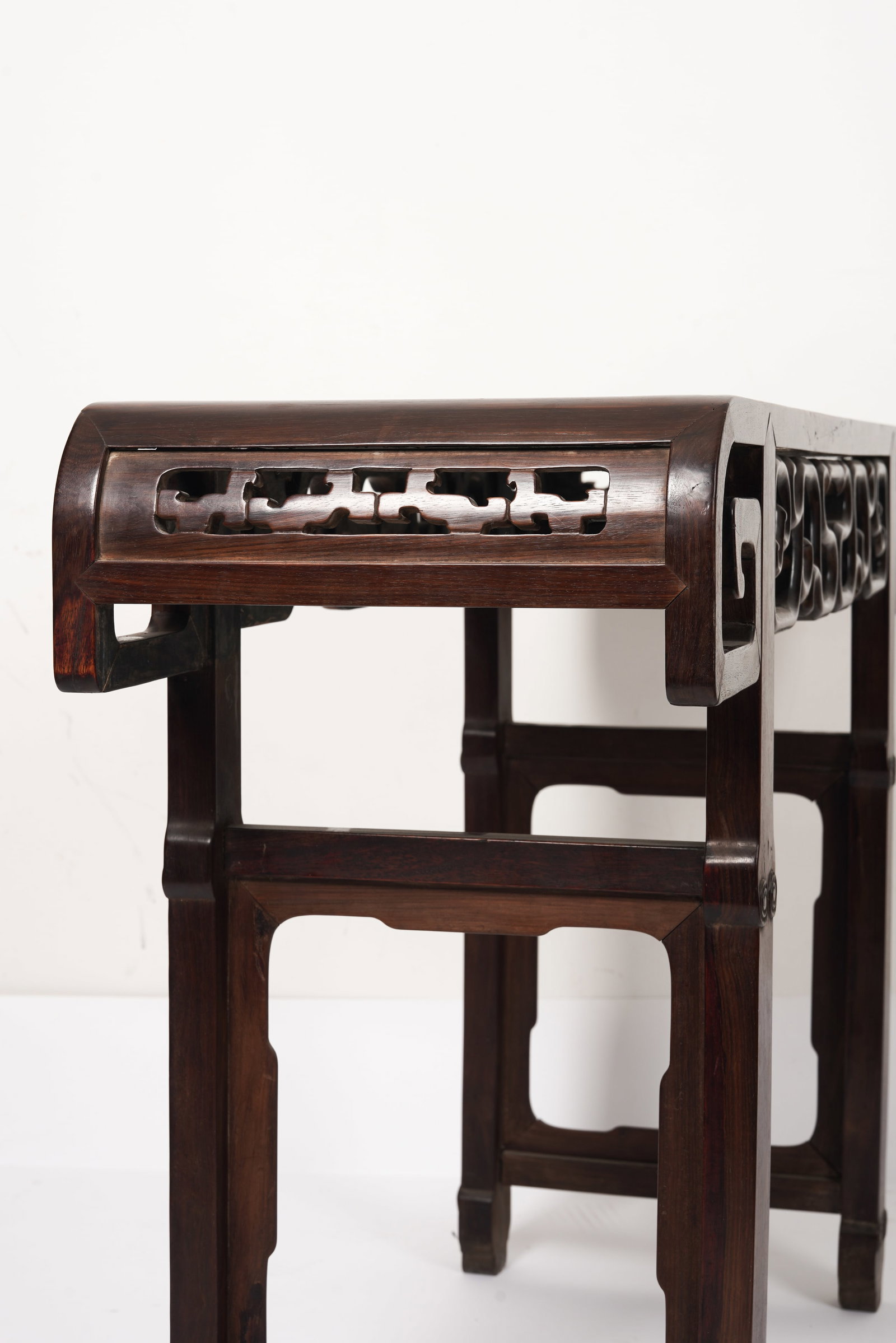 Rosewood Carved Dragon Pattern Table - 6