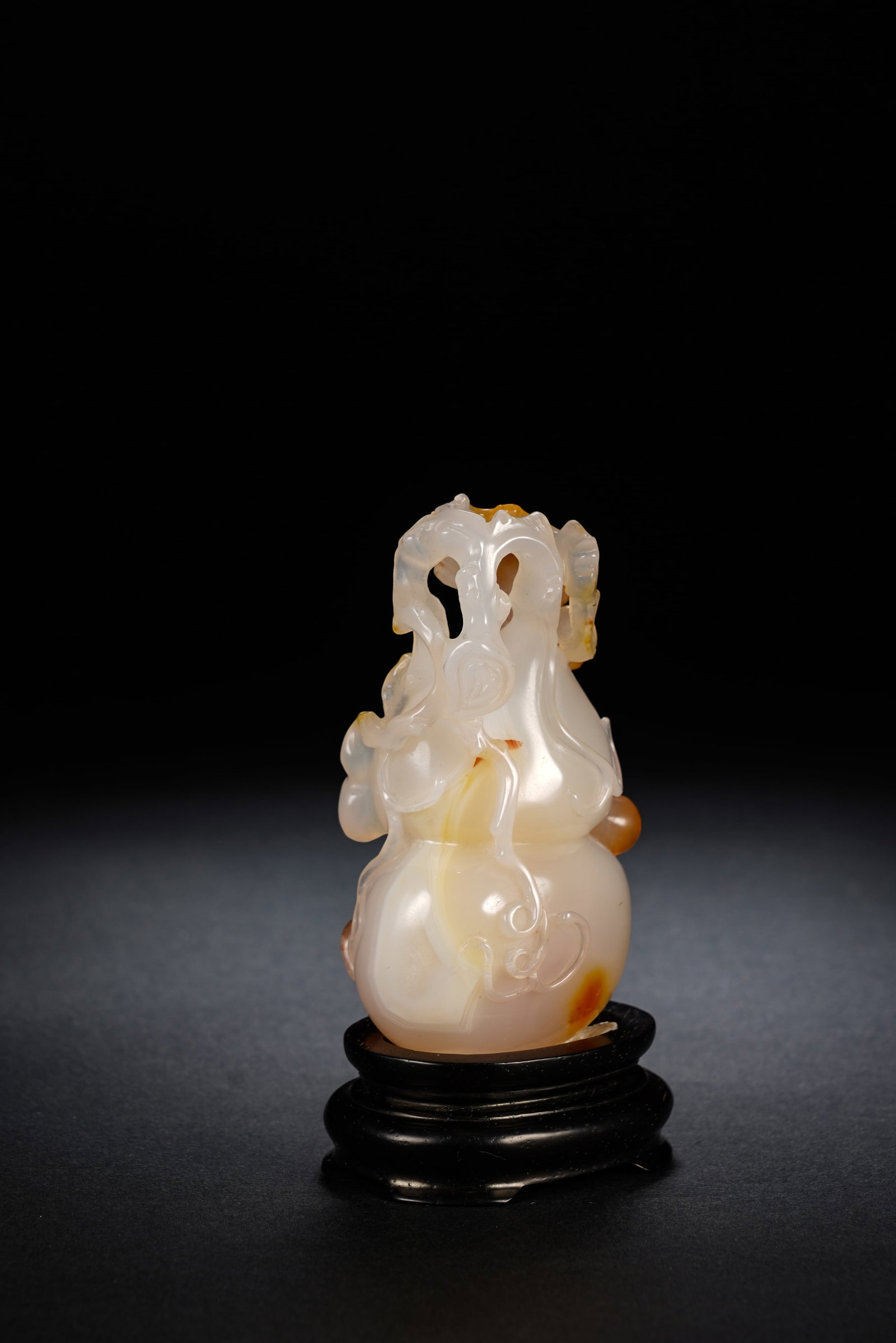 Agate Carved Gourd Shape Ornament - 6