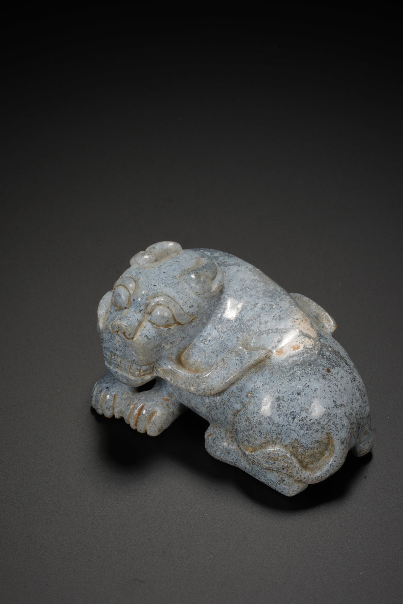 Jade Carved Beast Shape Ornament - 2
