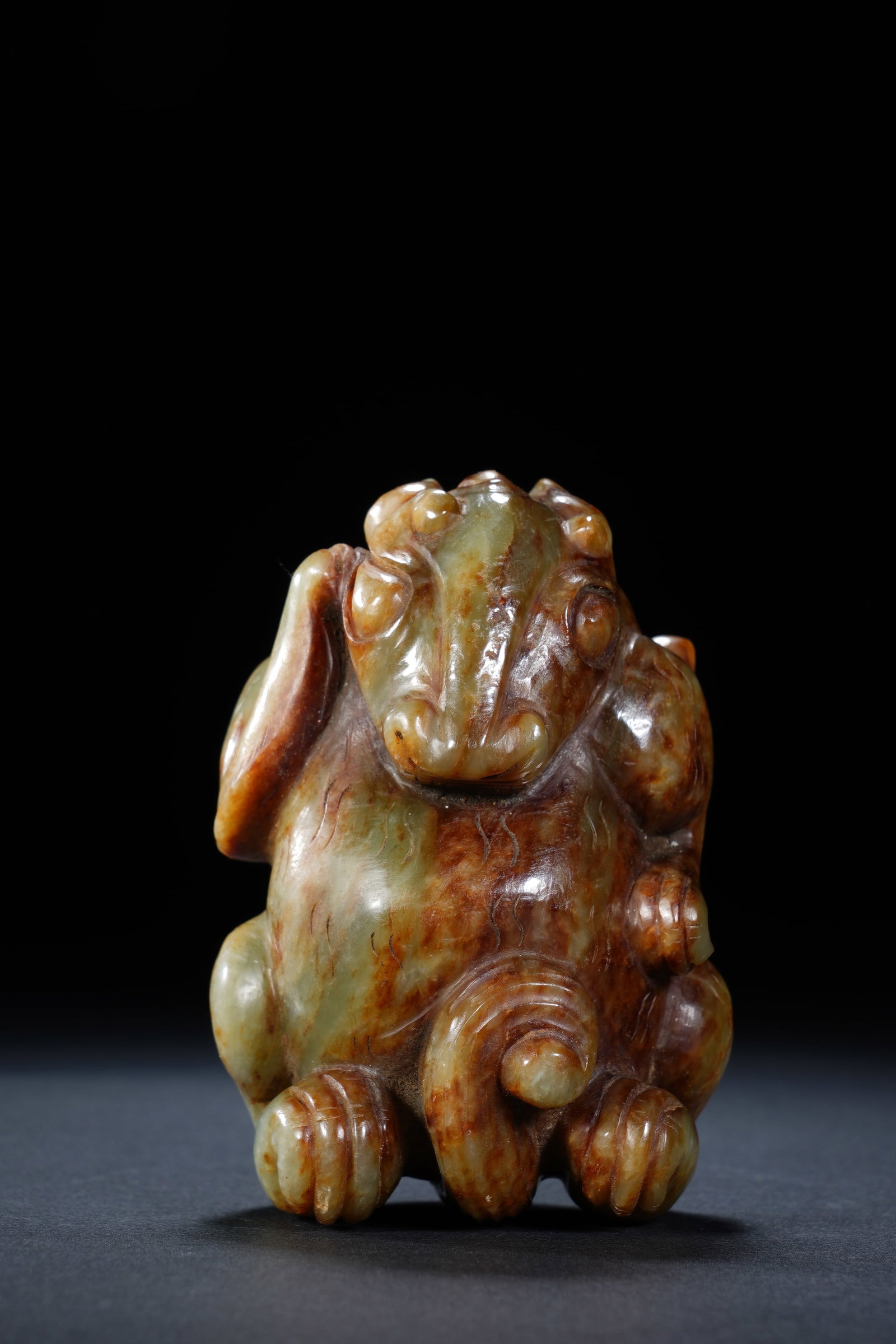 Jade Carved Beast Shape Ornament - 2
