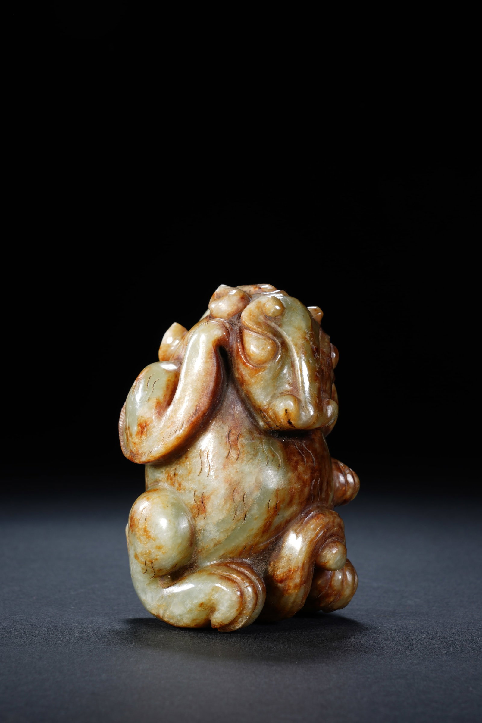 Jade Carved Beast Shape Ornament - 3