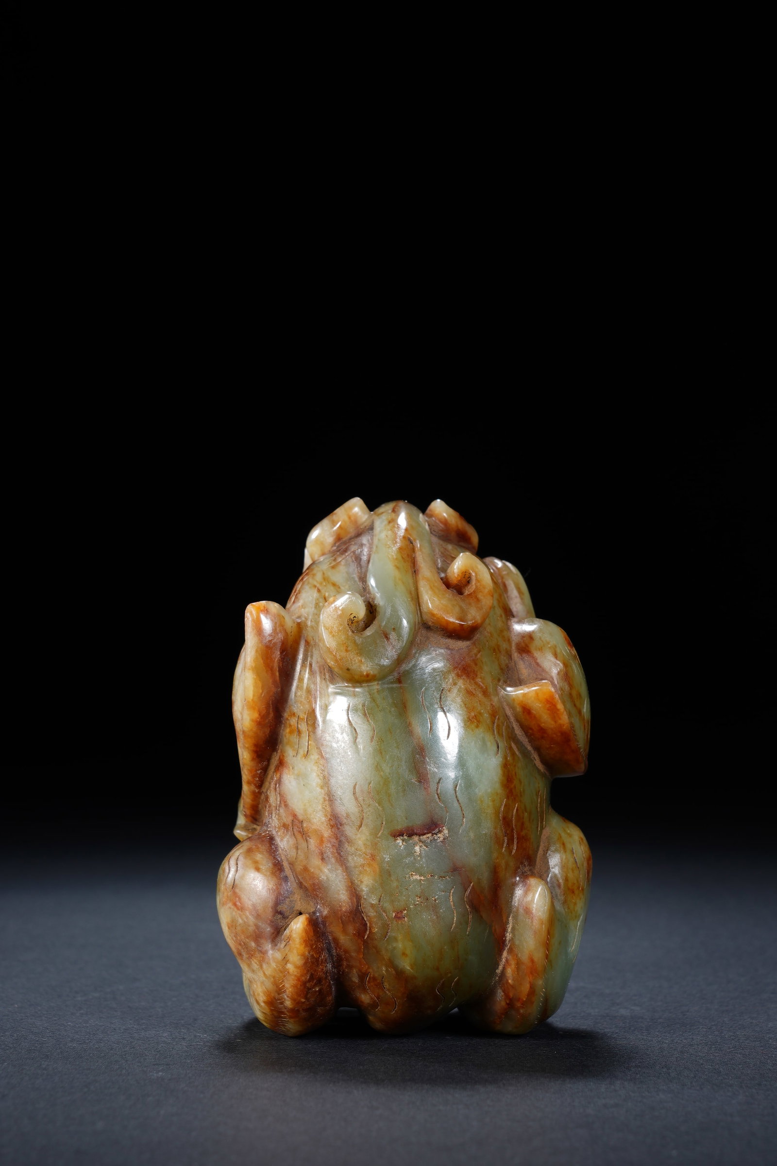 Jade Carved Beast Shape Ornament - 5
