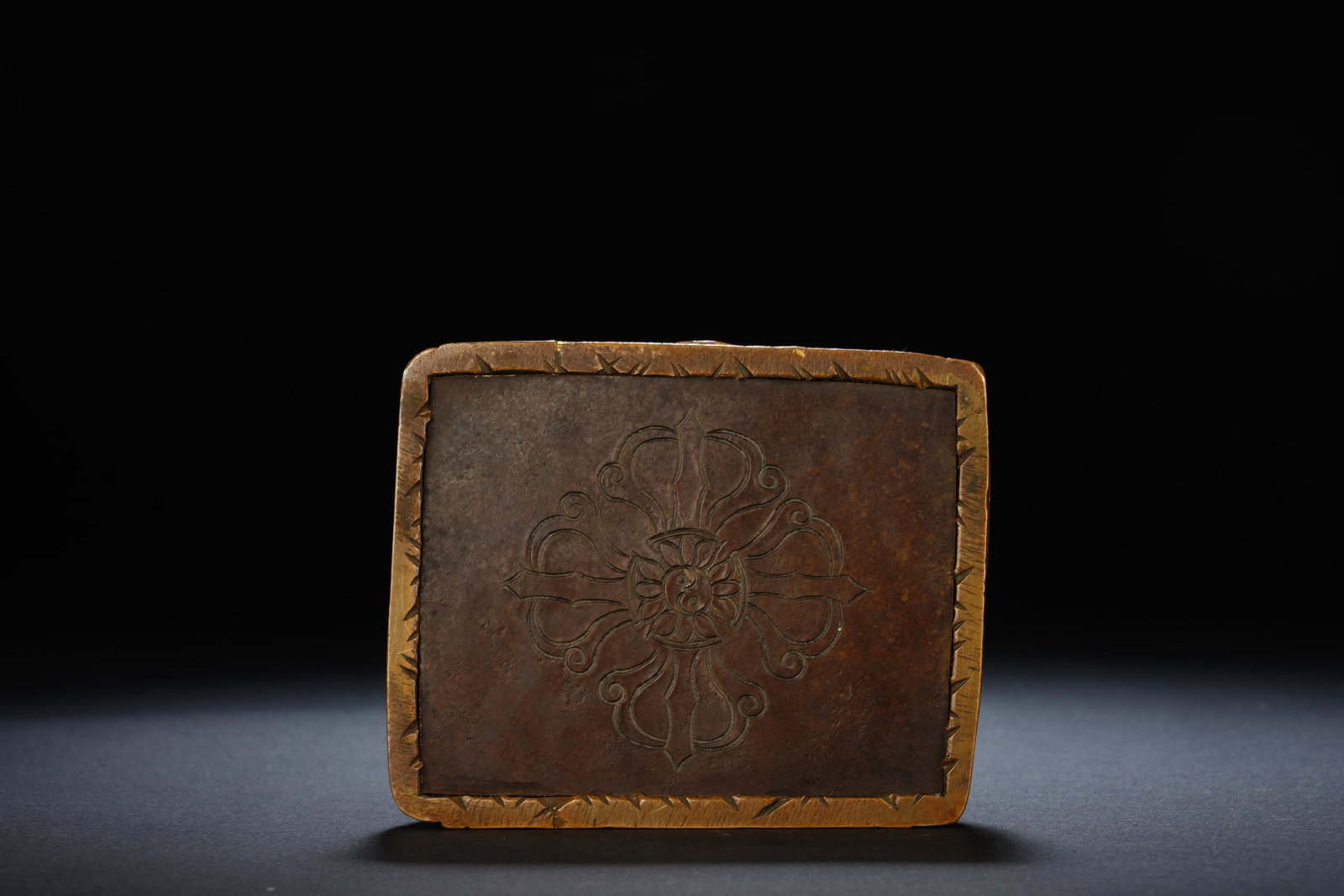 Gilt Bronze Guru Figure - 9