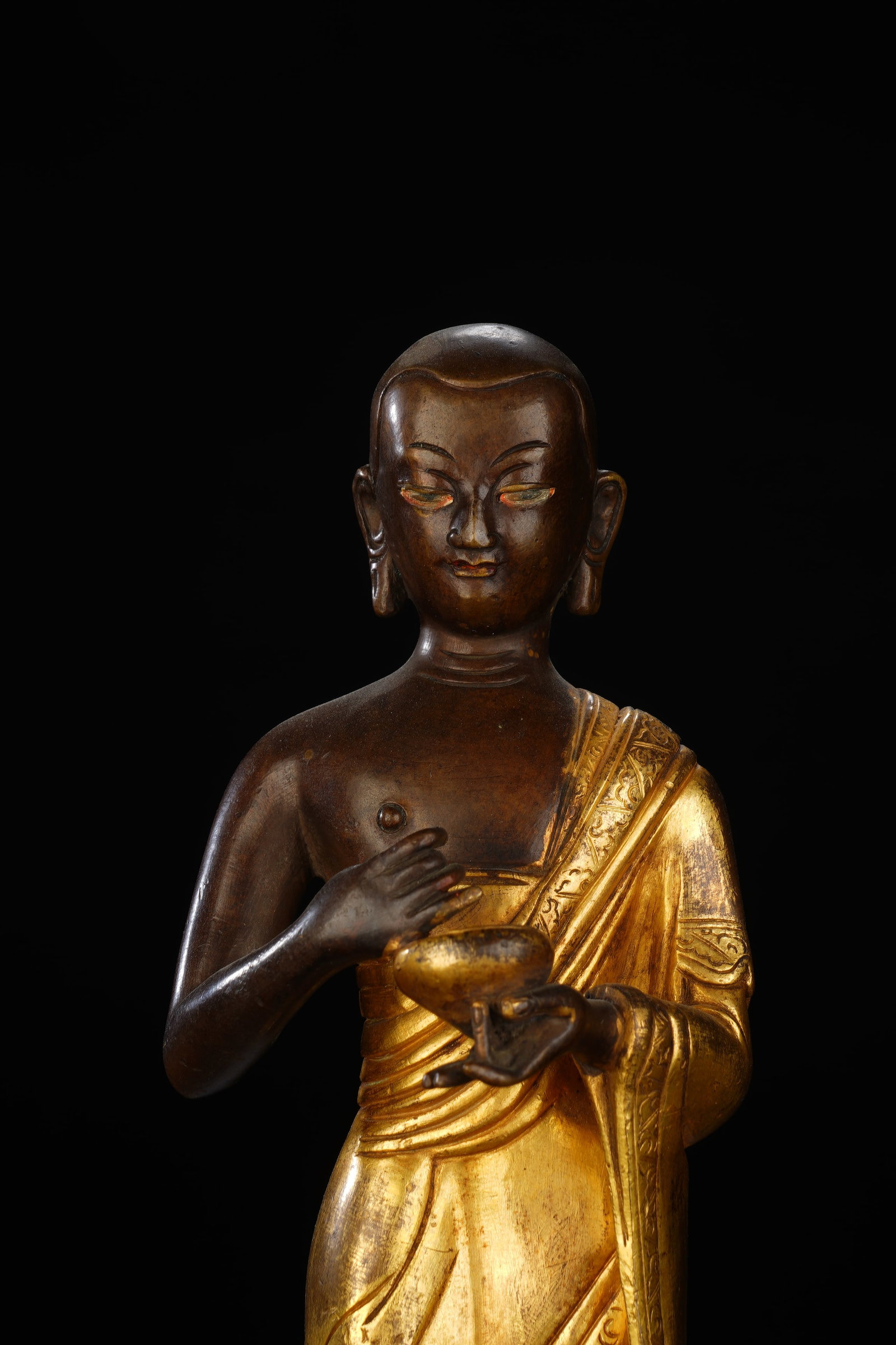 Gilt Bronze Buddha Figure - 3