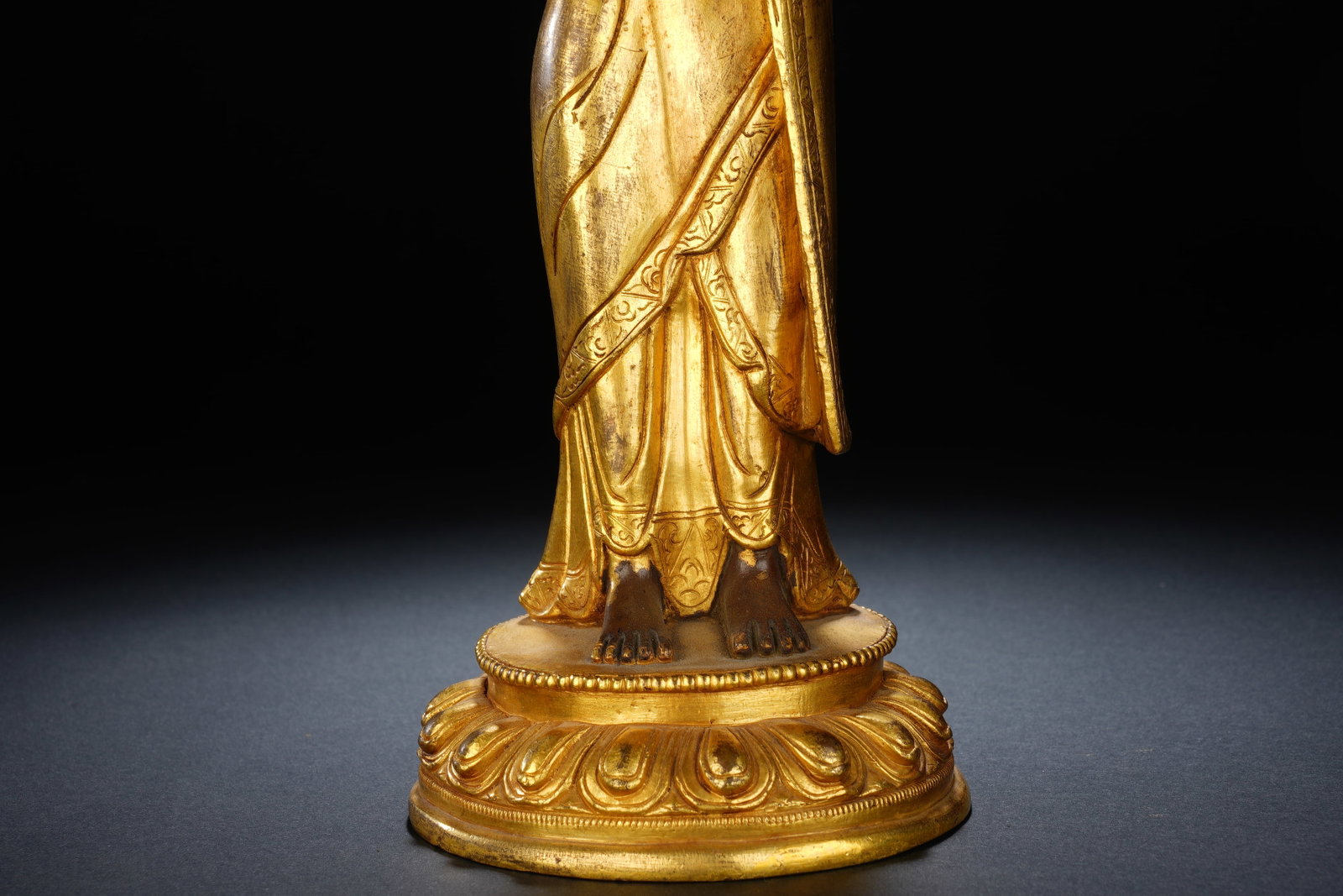 Gilt Bronze Buddha Figure - 4