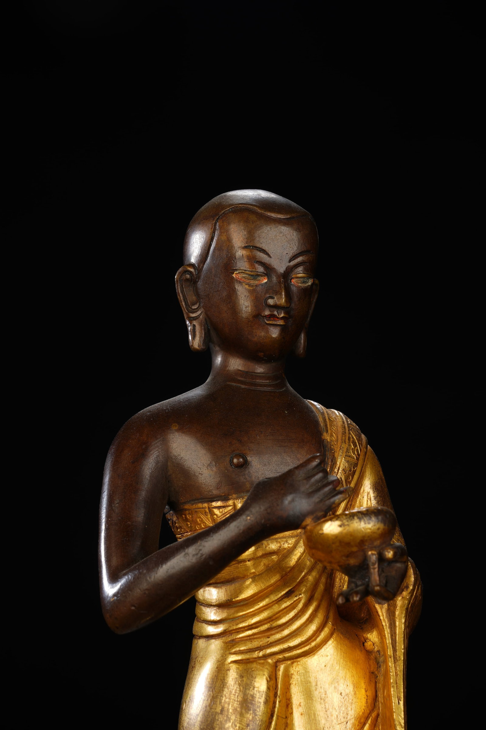 Gilt Bronze Buddha Figure - 6