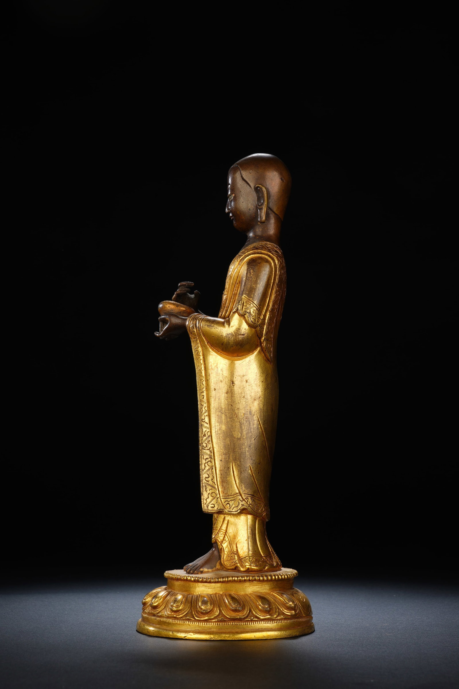 Gilt Bronze Buddha Figure - 7