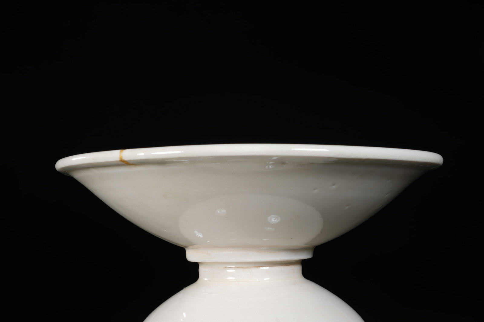 White Glazed Porcelain Cup - 4