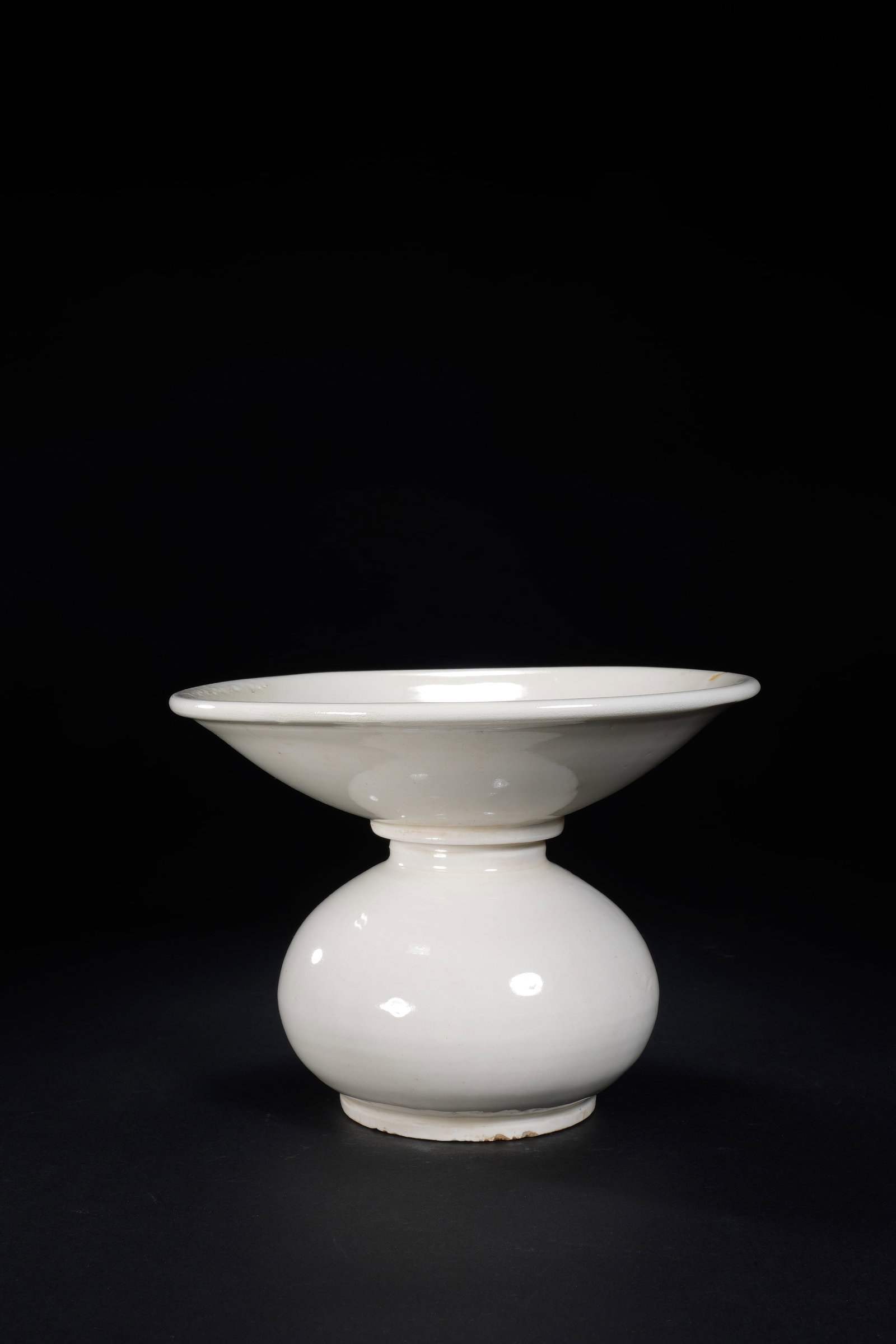 White Glazed Porcelain Cup - 6