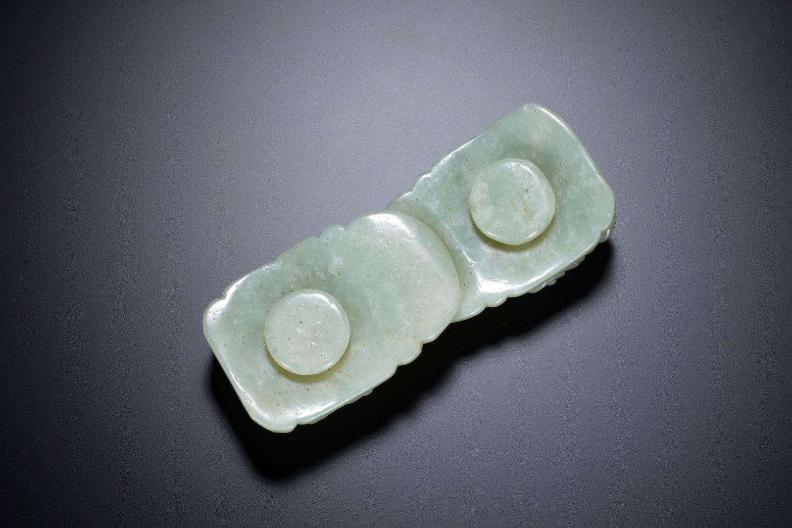 Jade Carved Dragon Shape Folding Belt Hook - 6