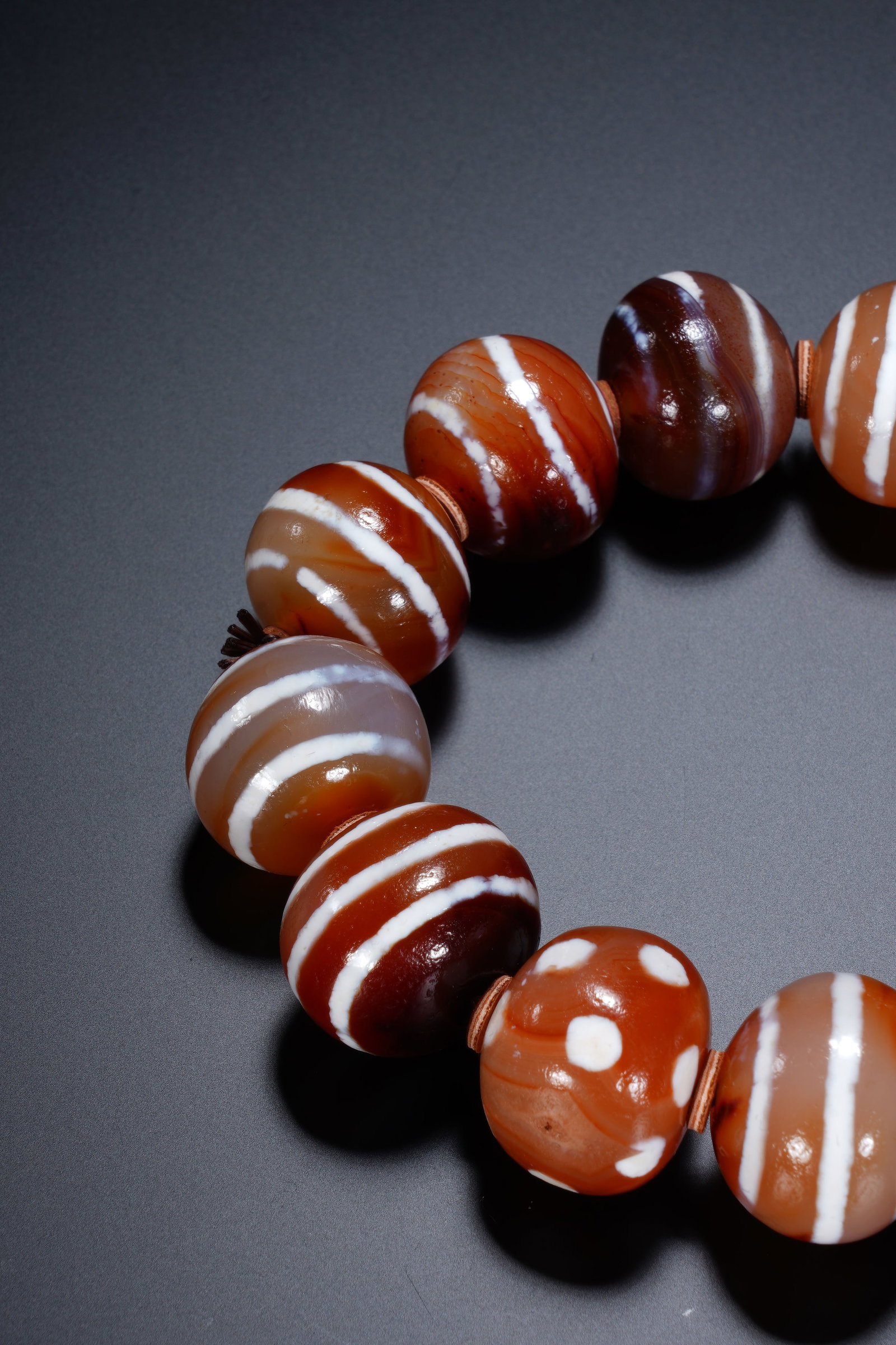 Agate Bead Bracelet - 2