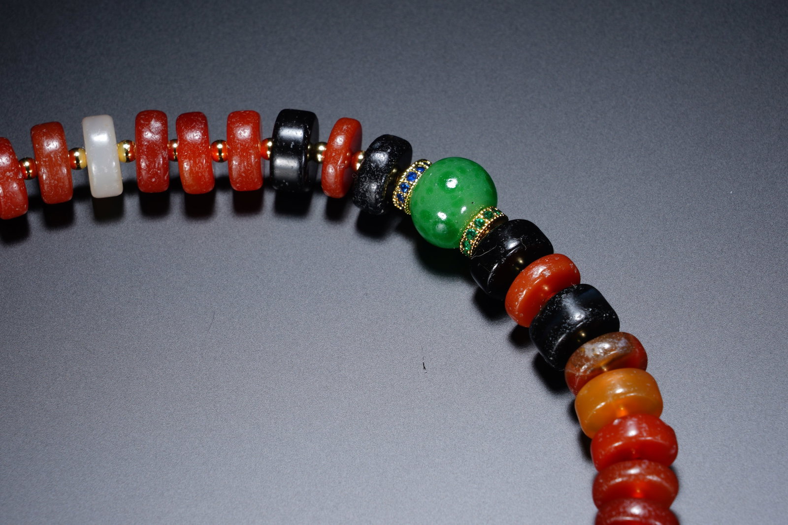 Agate Bead Bracelet - 10