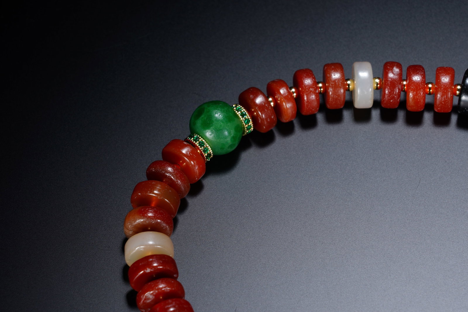 Agate Bead Bracelet - 11
