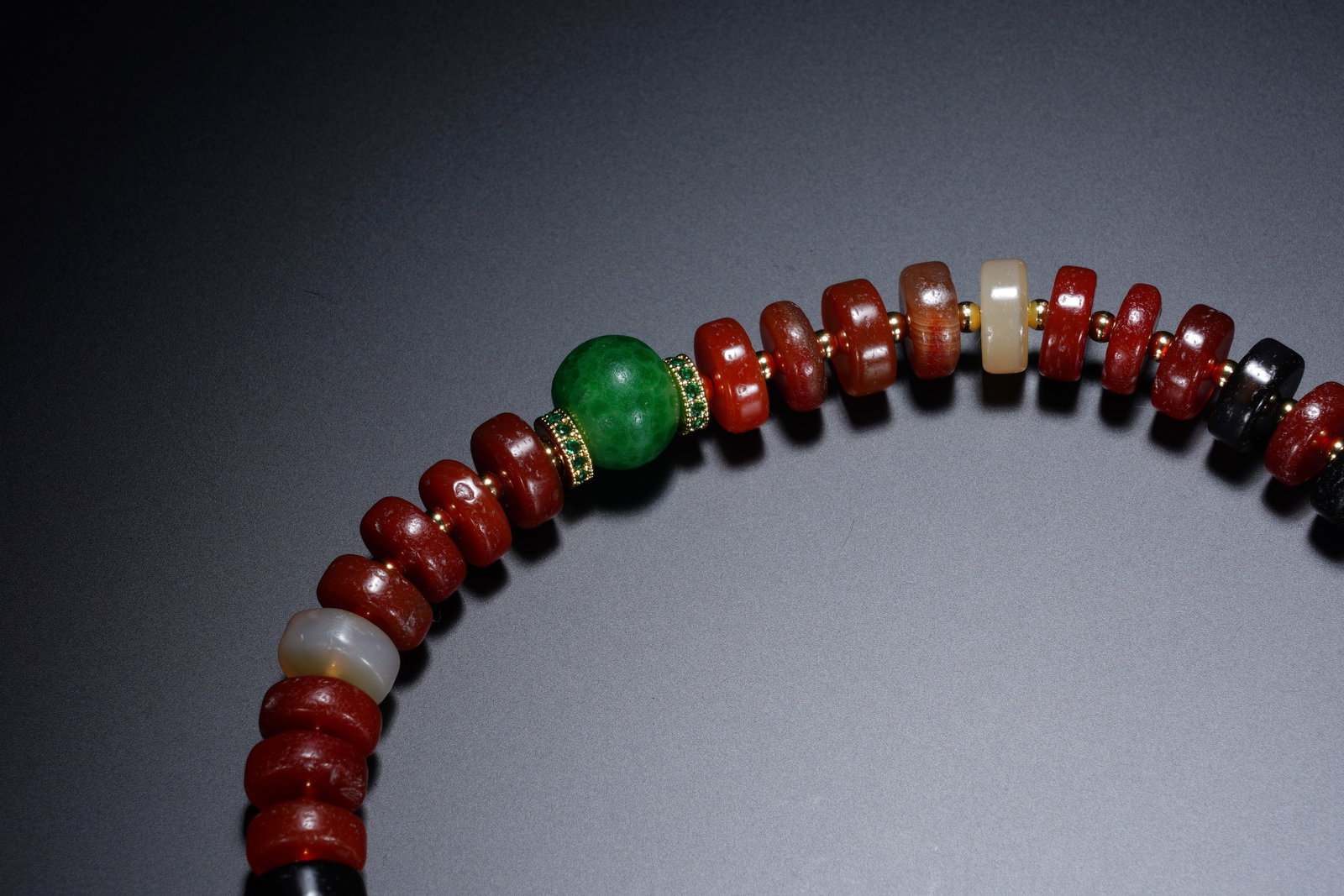Agate Bead Bracelet - 5