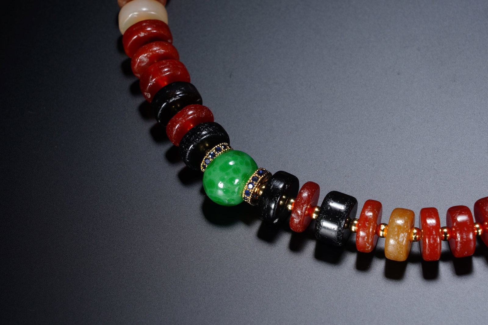 Agate Bead Bracelet - 9