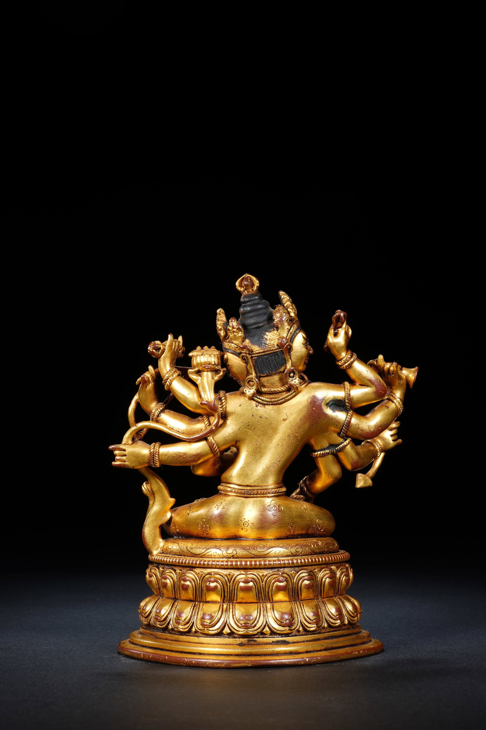 Gilt Bronze Sarasvati Figure - 8