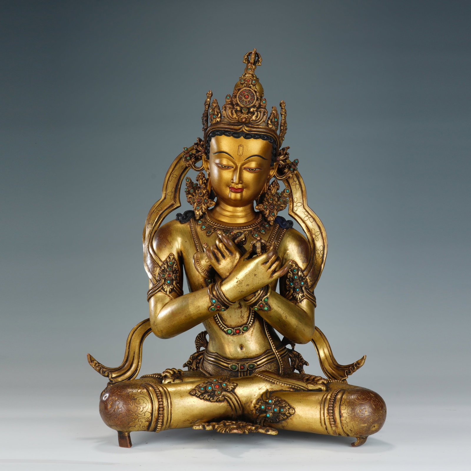 Gilt Bronze Vajradhara Figure (1 of 8)