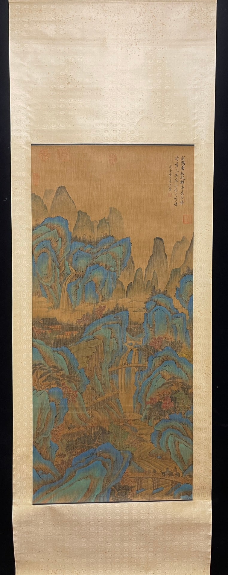 Chinese Drawing Landscape Painting,Wang Hui Mark: Chinese Drawing Landscape Painting,Wang Hui Mark (63 x 140cm)