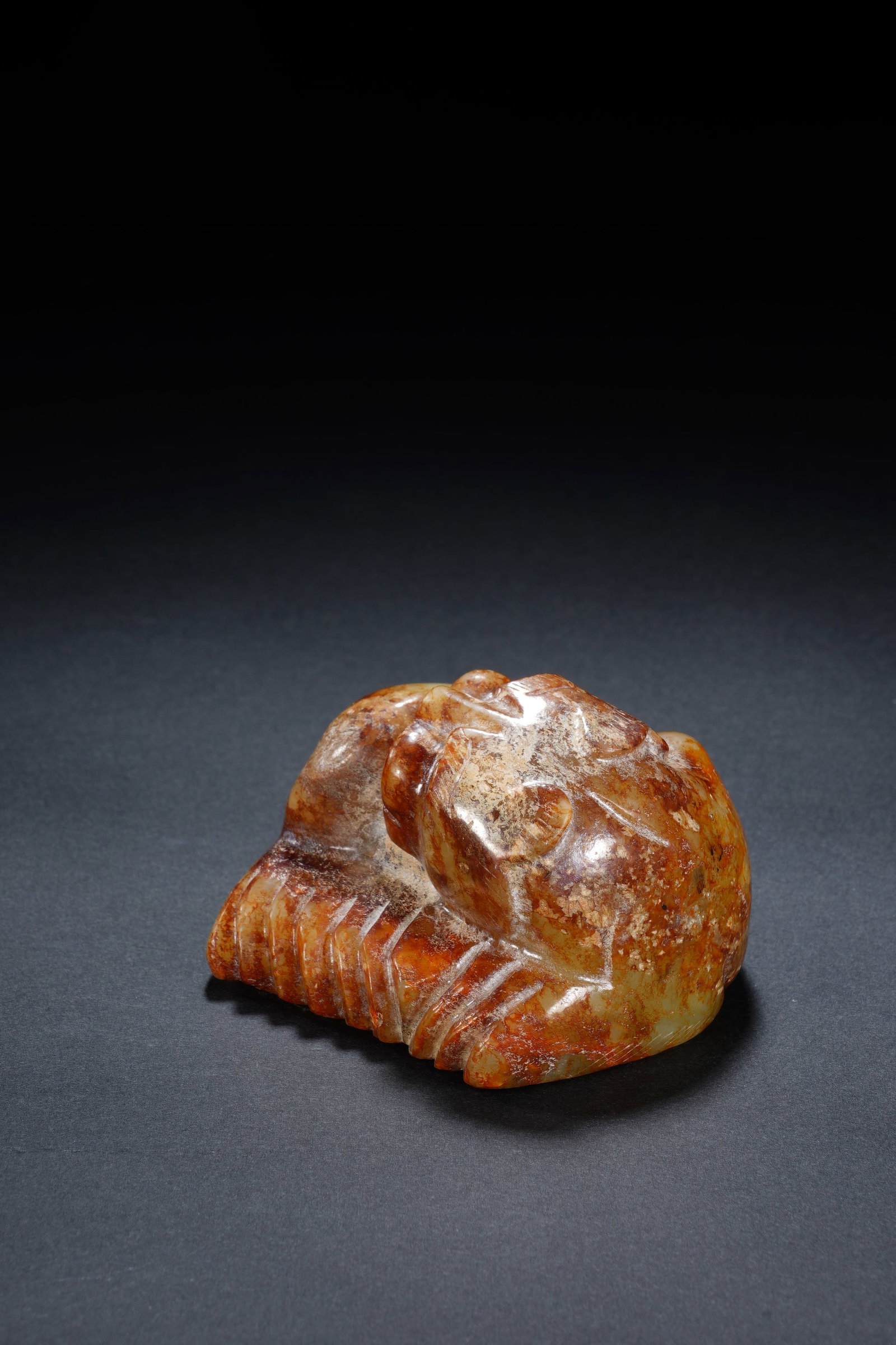 Jade Carved Beast Shape Ornament - 4