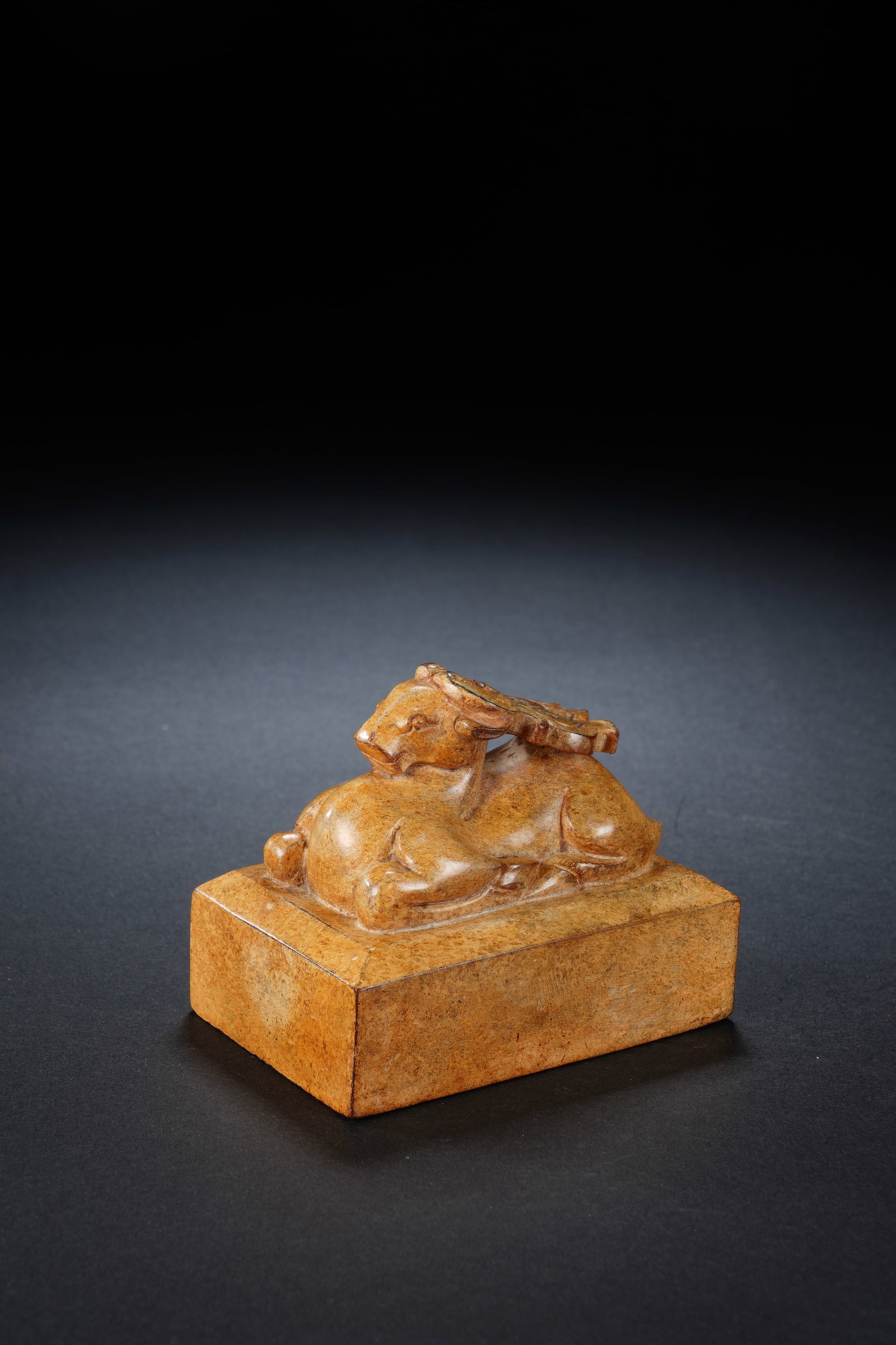 Jade Carved Ram Shape Stone Seal - 7
