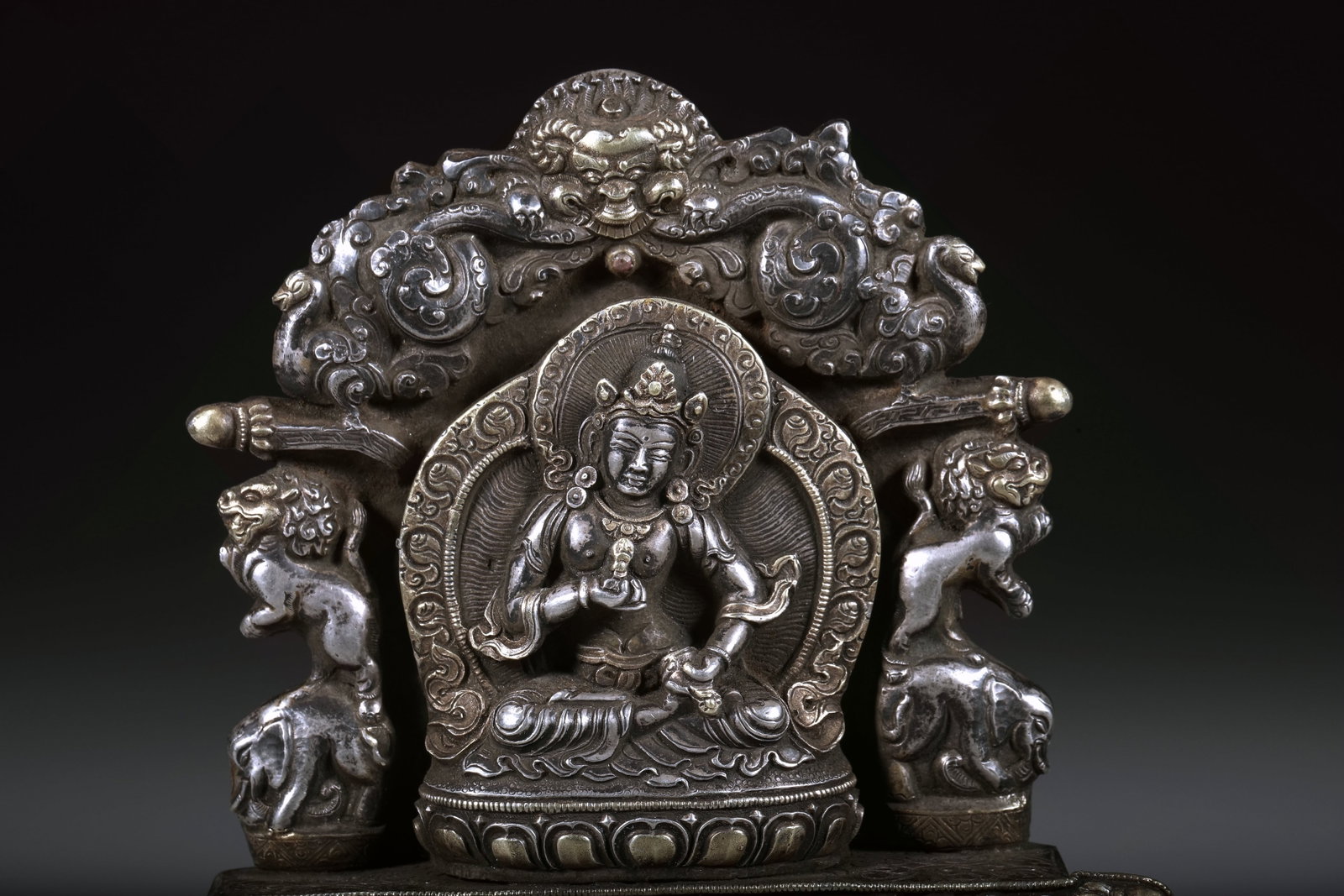 A GILT-SILVER VAJRADHARA BUDDHA - 2