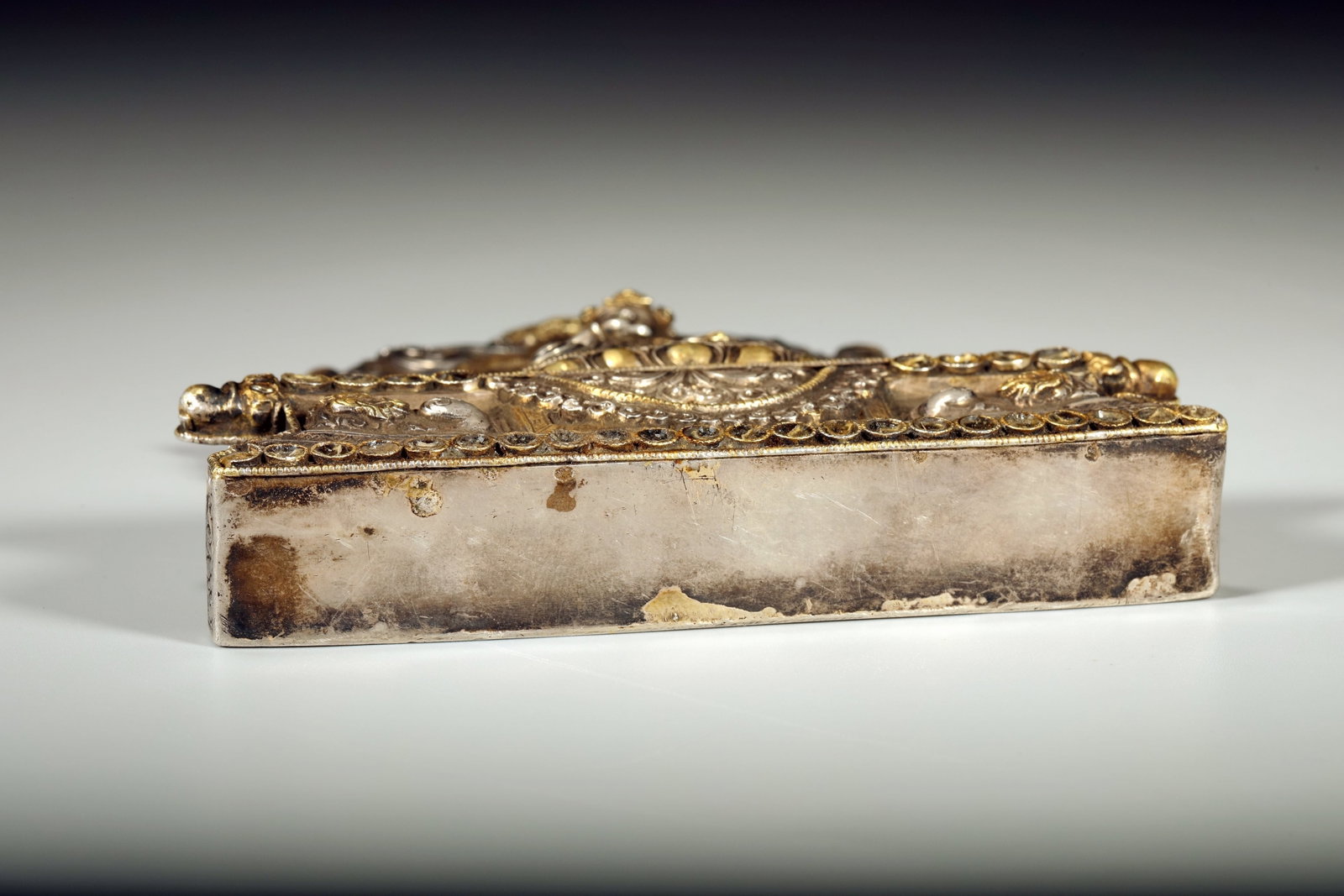 A GILT-SILVER VAJRADHARA BUDDHA - 8