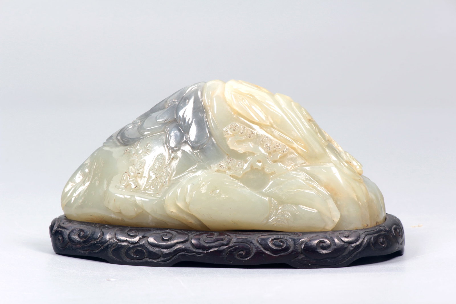 A HETIAN JADE MOUNTAIN BOULDER ORNAMENT ?SHANZI? (1 of 11)
