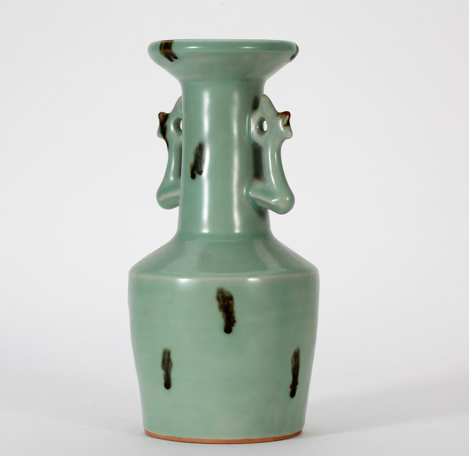 A LONGQUAN WARE TWO-PHOENIX-EARED VASE - 7