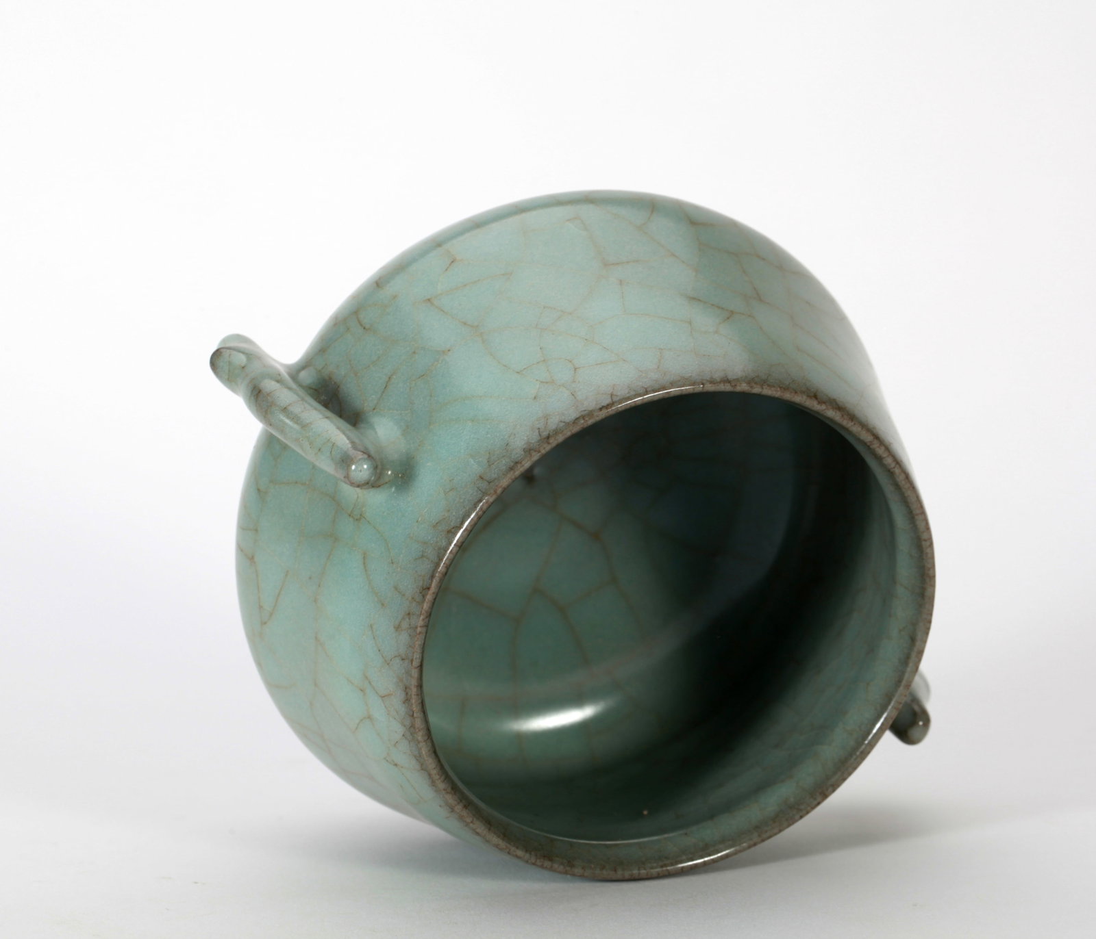 A GUAN-TYPE DOUBLE FISH CENSER - 11