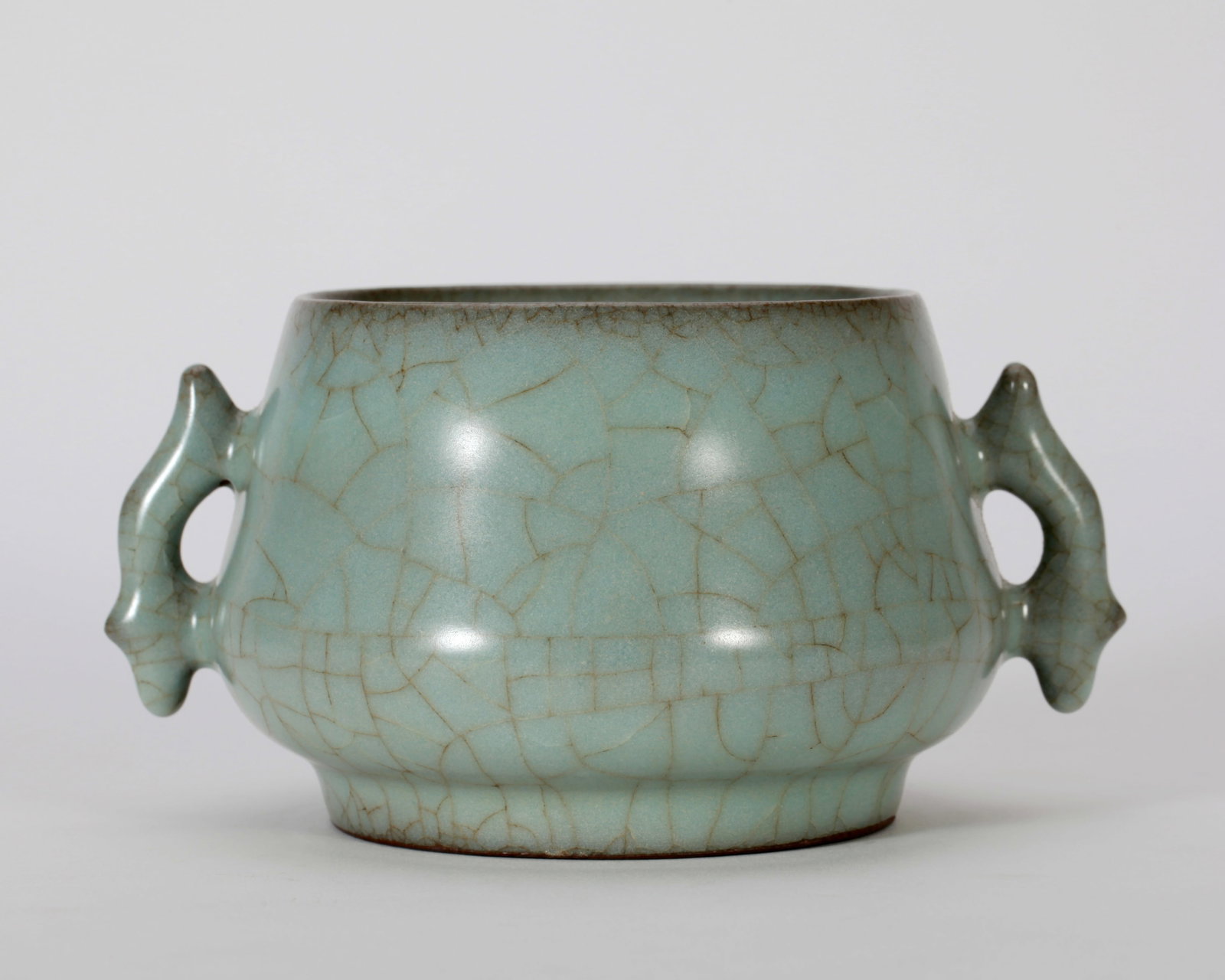 A GUAN-TYPE DOUBLE FISH CENSER - 5