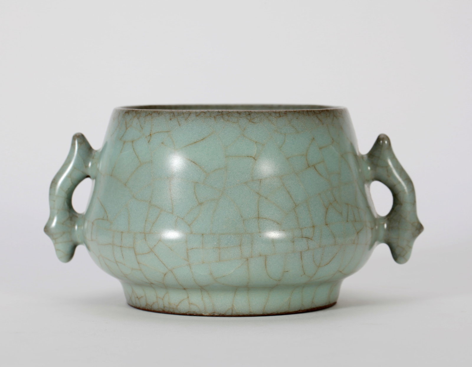 A GUAN-TYPE DOUBLE FISH CENSER - 6