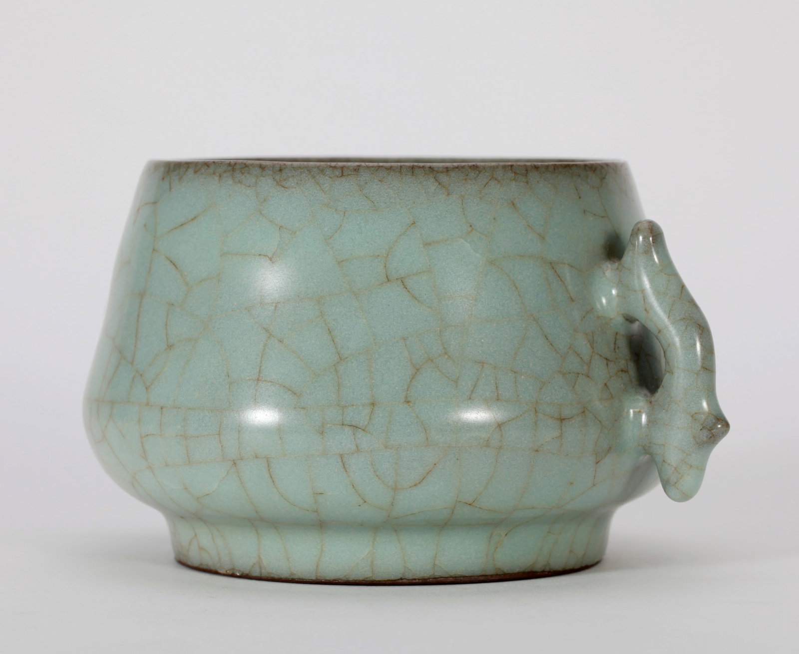A GUAN-TYPE DOUBLE FISH CENSER - 7
