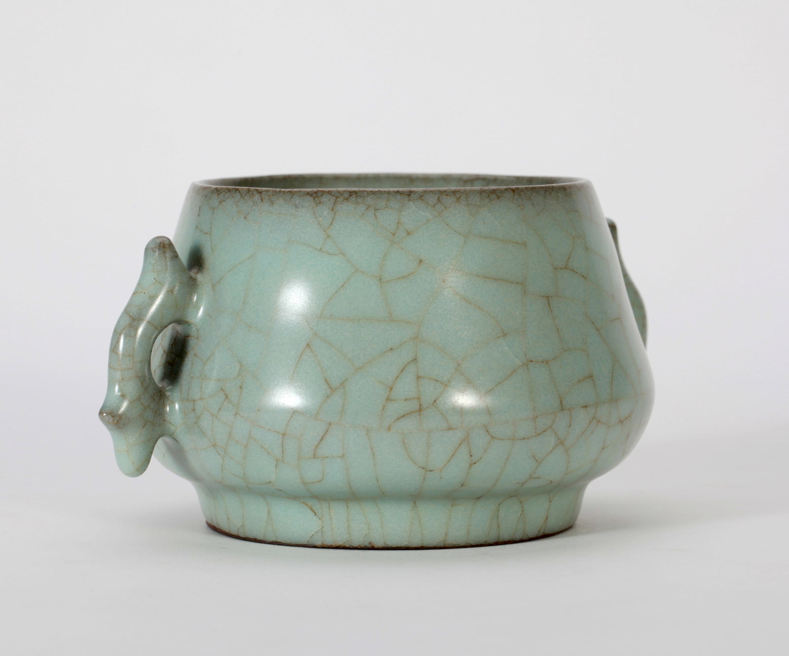 A GUAN-TYPE DOUBLE FISH CENSER - 9