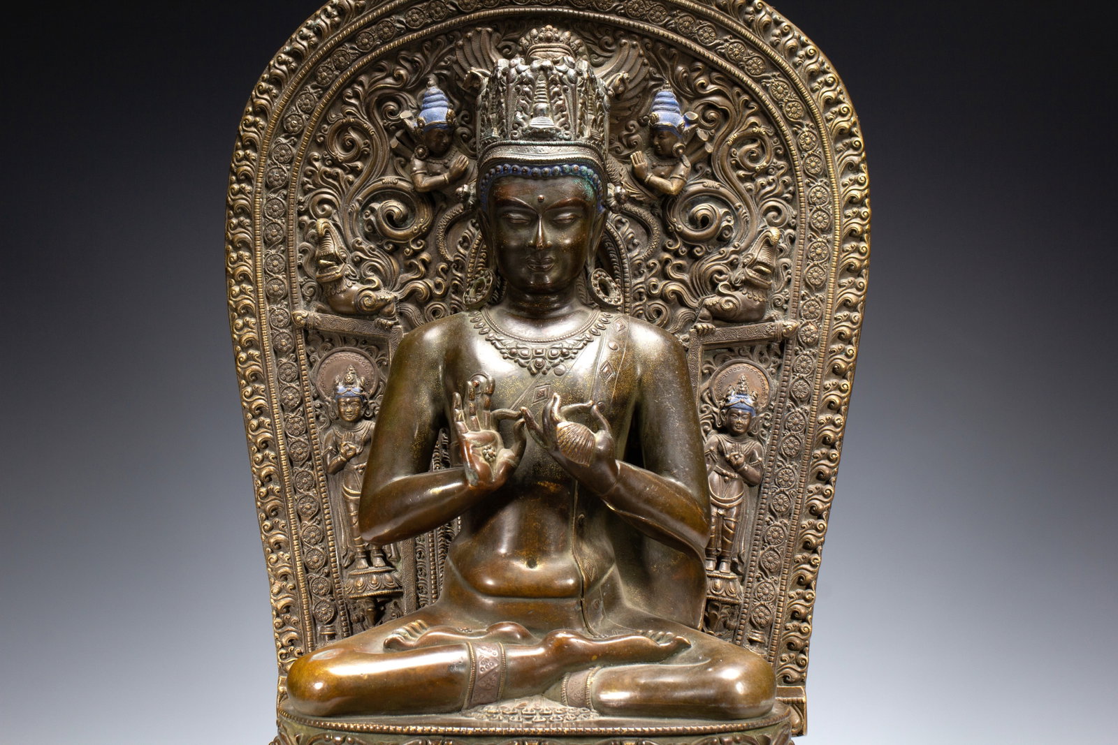 A COPPER-ALLOY VAJRASATTVA FIGURE - 2