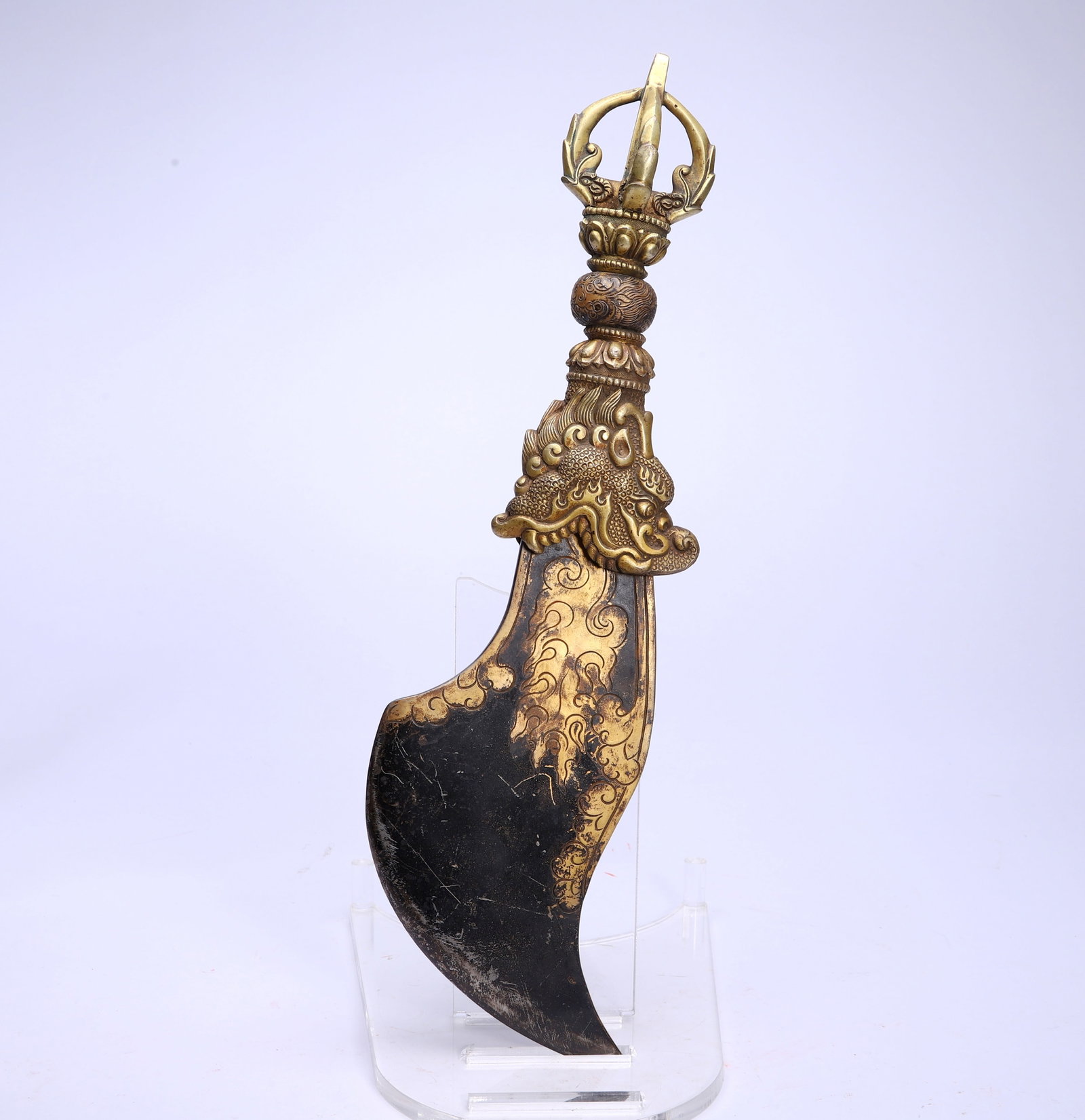 A TIBETAN RITUAL IMPLEMENT - 5