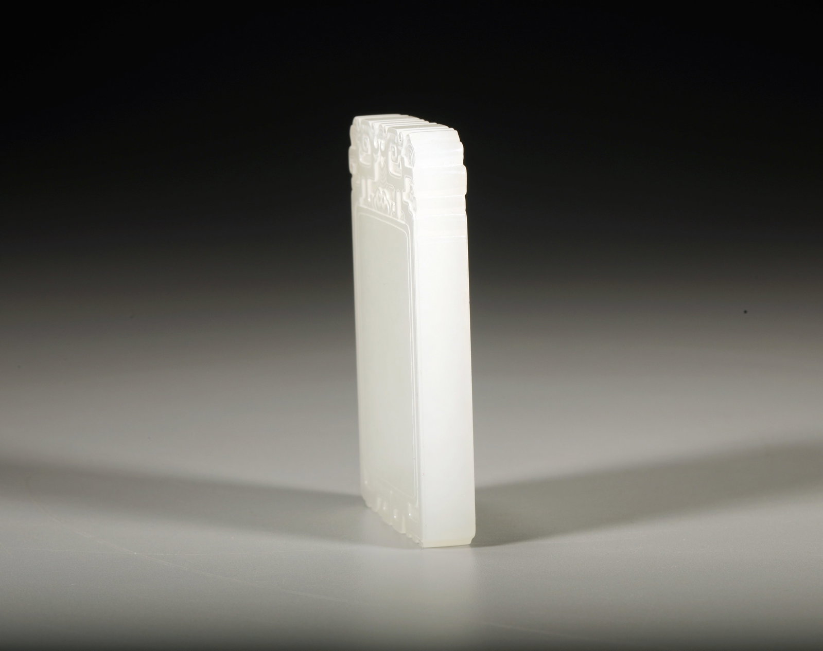 A HETIAN JADE CARVED PLAQUE - 5