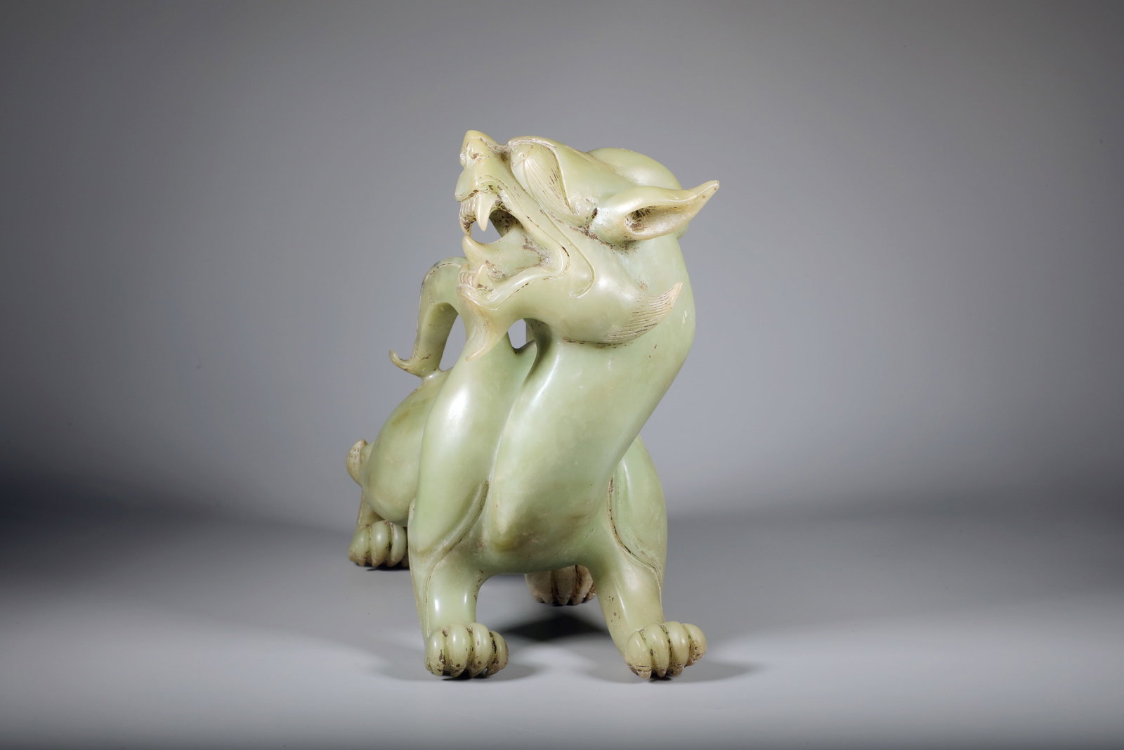 A JADE TIGER ORNAMENT - 2