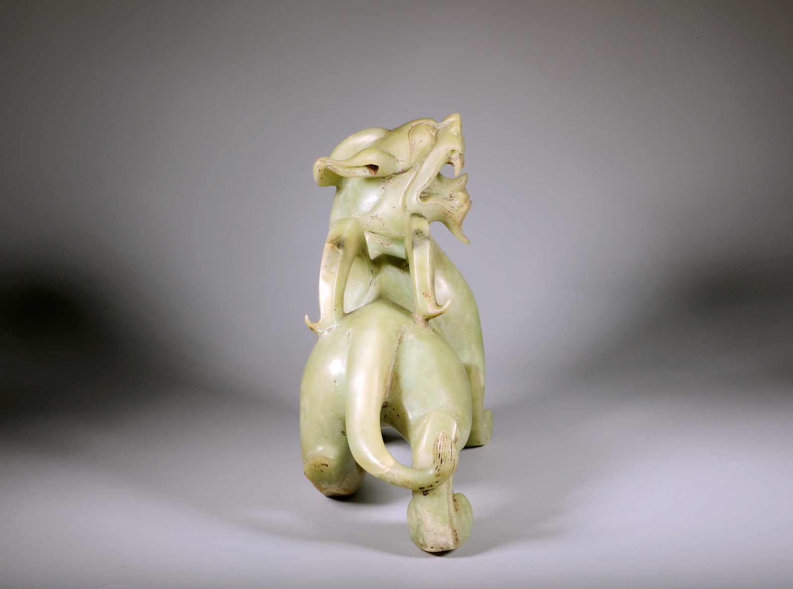 A JADE TIGER ORNAMENT - 4