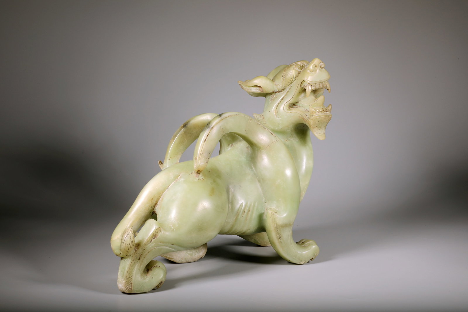 A JADE TIGER ORNAMENT - 5