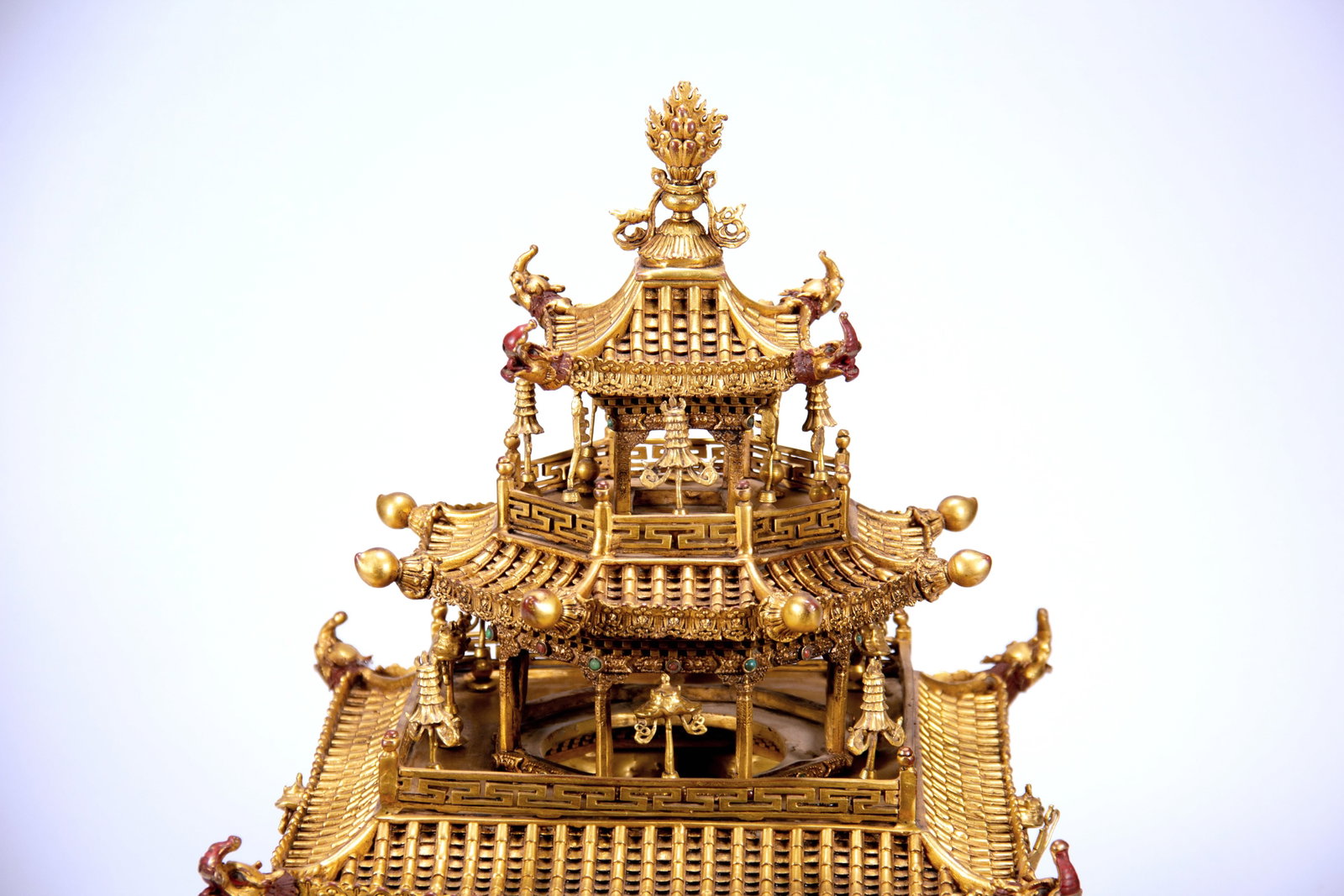A GILT-BRONZE MANDALA - 2