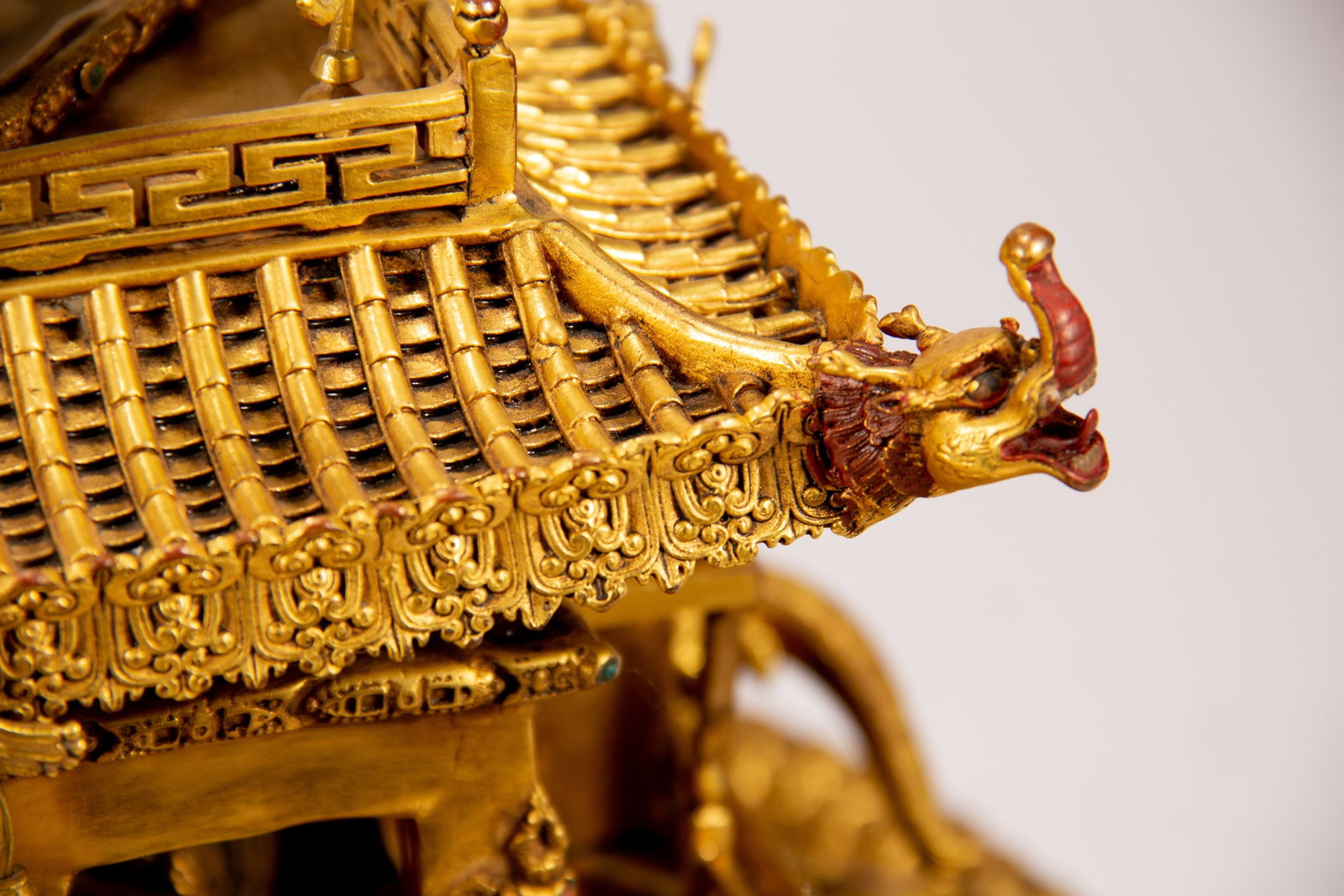 A GILT-BRONZE MANDALA - 8