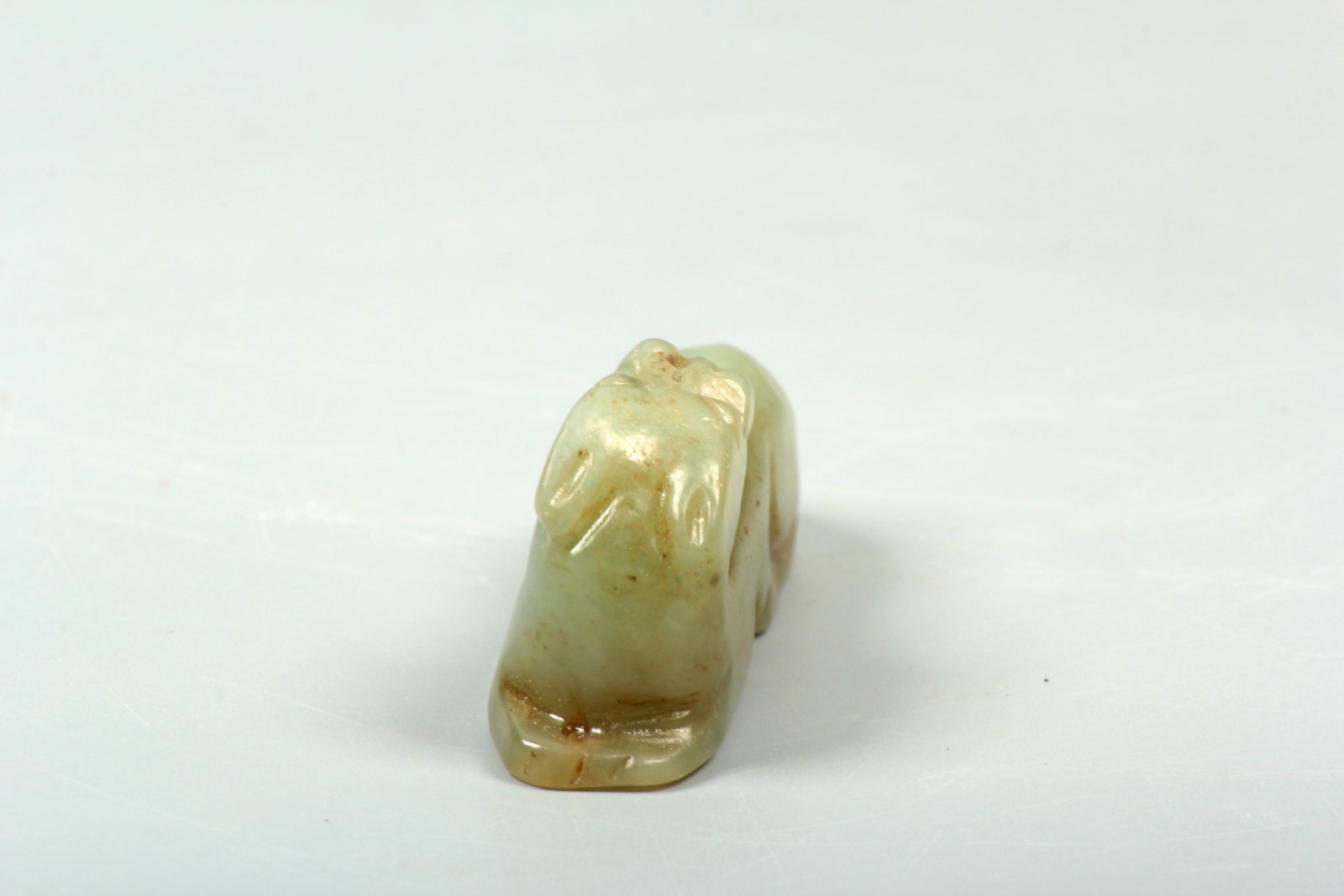 A HETIAN JADE AUSPICIOUS BEAST GROUP - 5