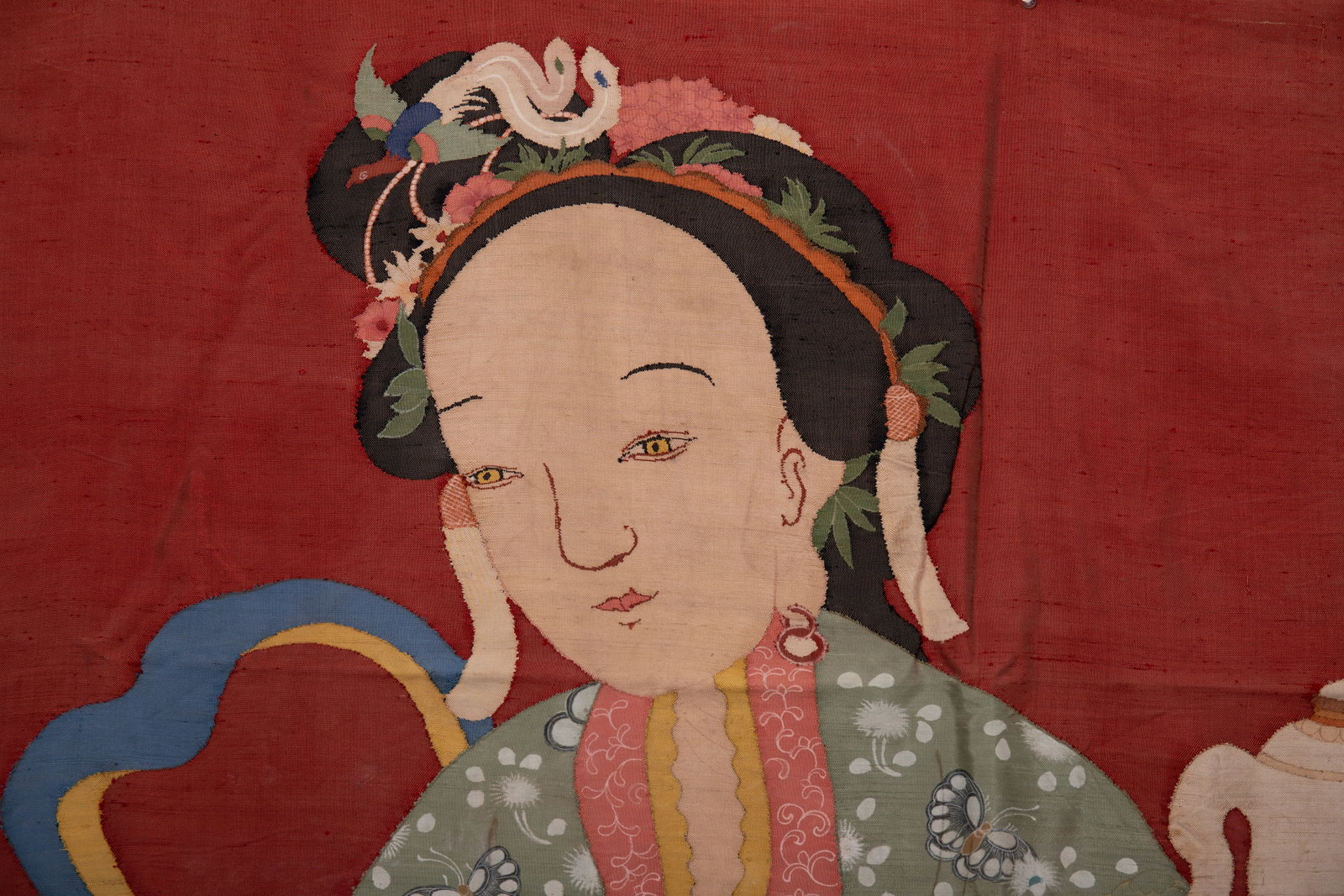 Silk Embroidery Character Story Pattern Kesi - 6